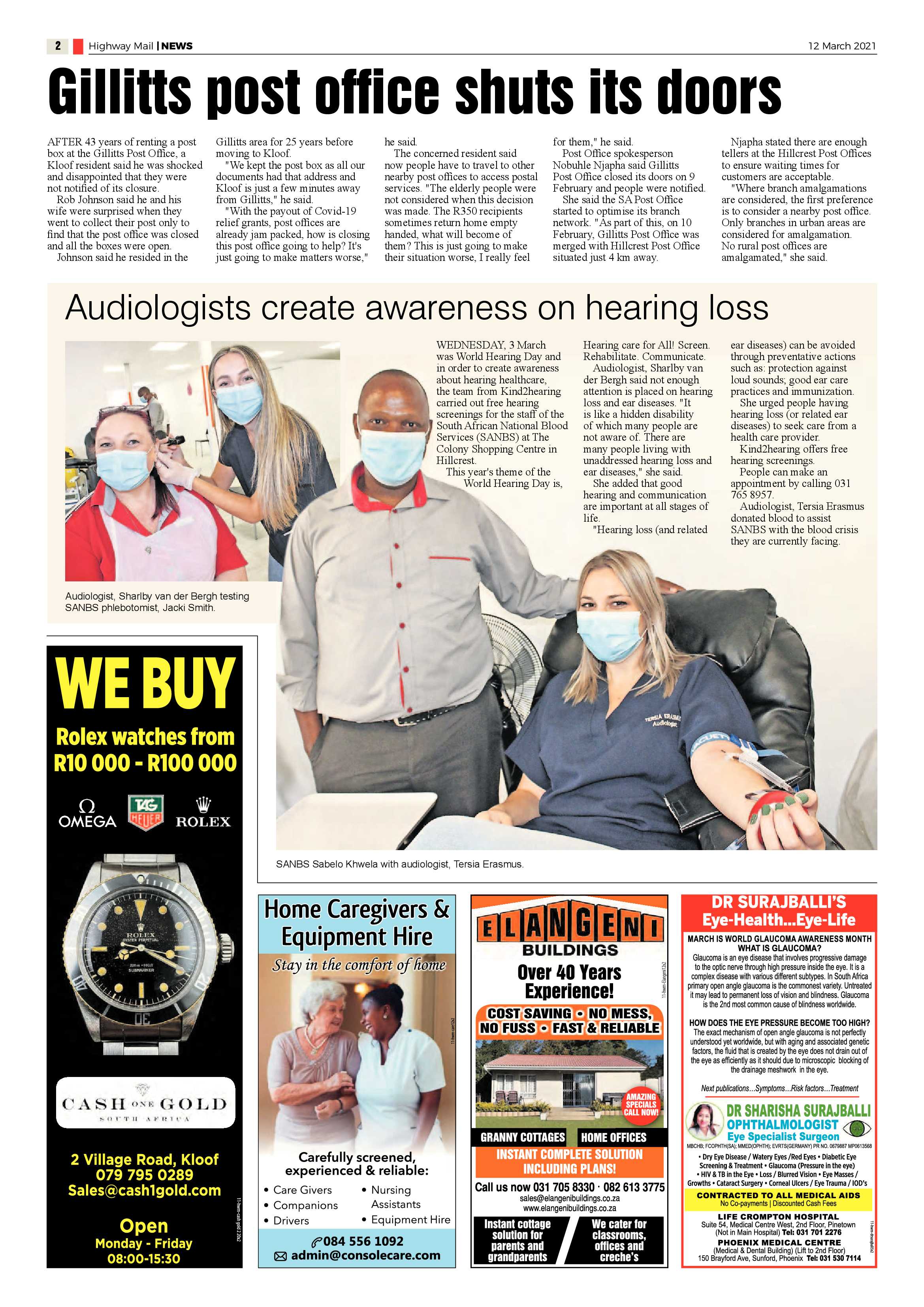 Highway Mail 12 March 2021 page 2