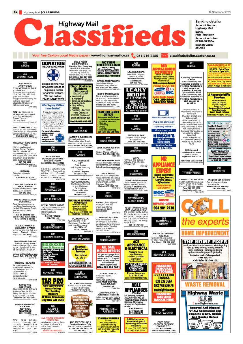 Highway Mail 12 November 2021 page 14