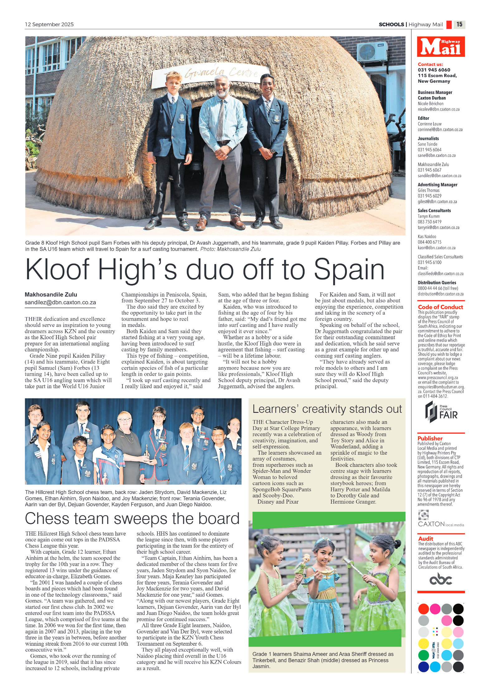 Highway Mail 12 September 2025 page 15