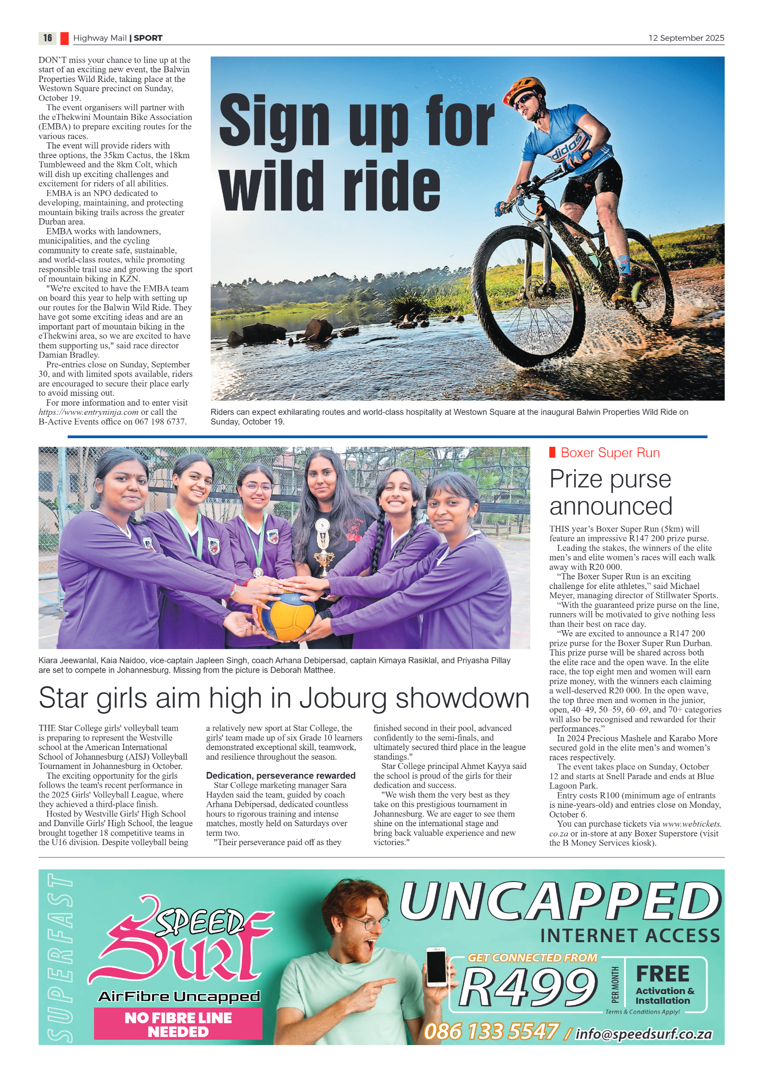 Highway Mail 12 September 2025 page 16
