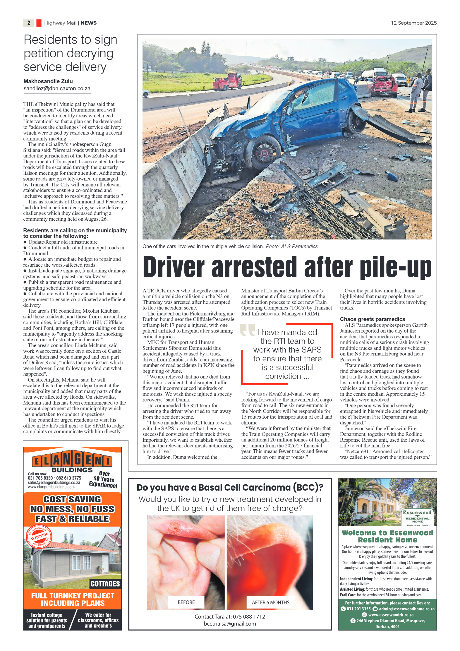 Highway Mail 12 September 2025 page 2