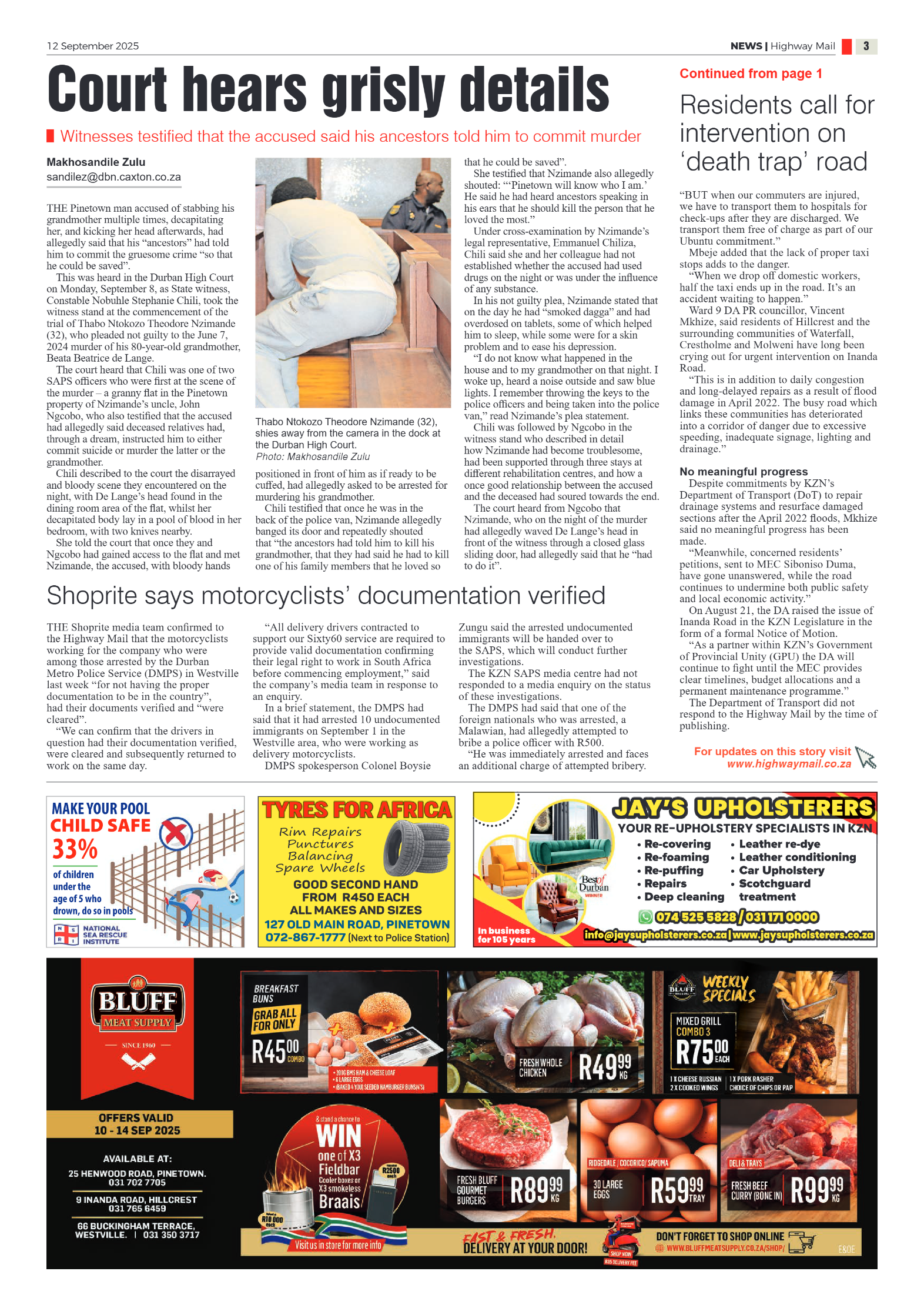 Highway Mail 12 September 2025 page 3