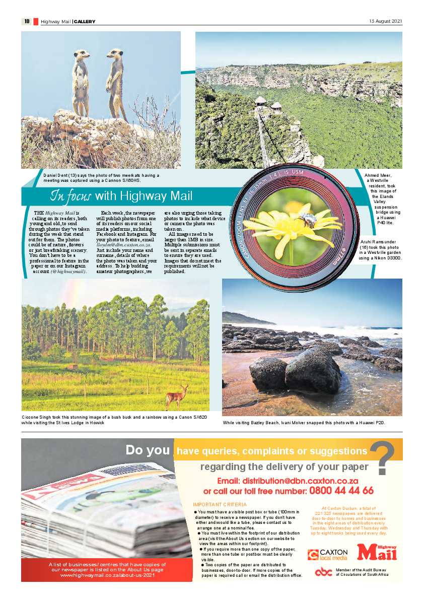 Highway Mail 13 August 2021 page 10