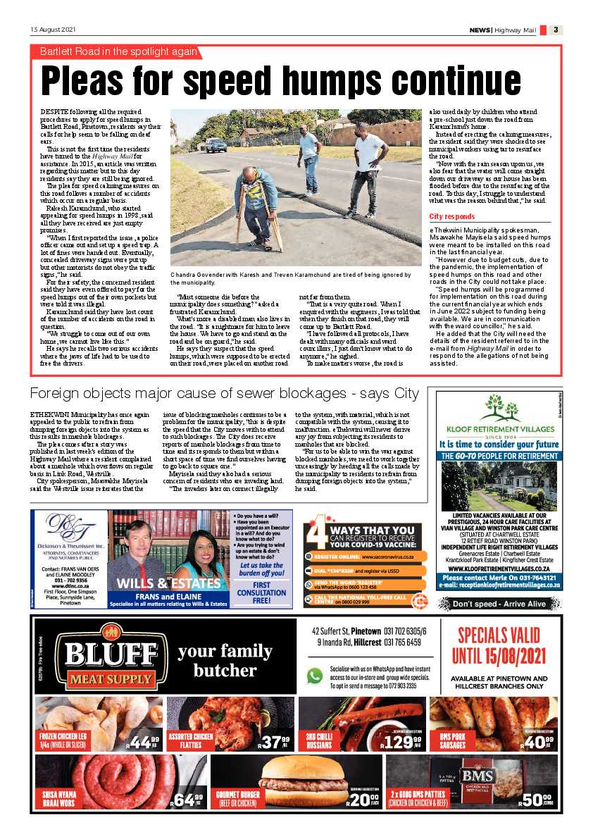 Highway Mail 13 August 2021 page 3