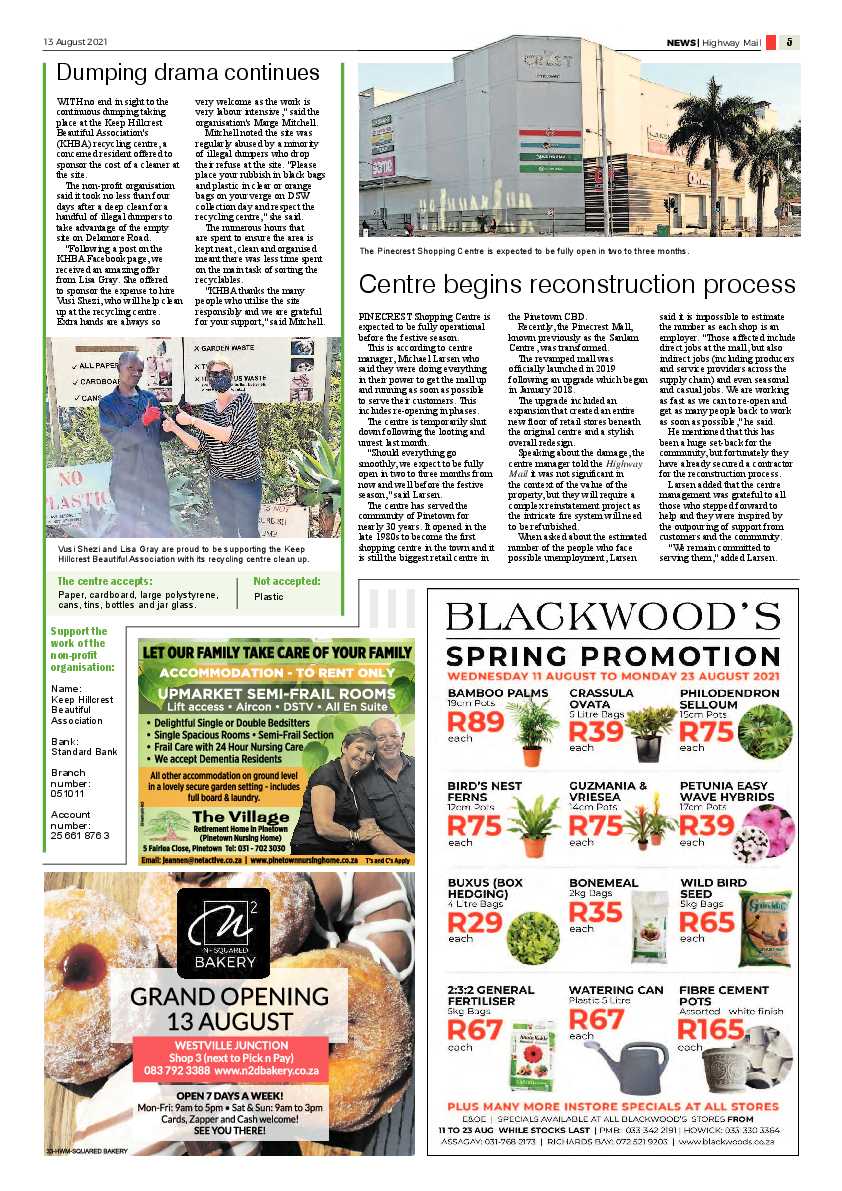 Highway Mail 13 August 2021 page 5