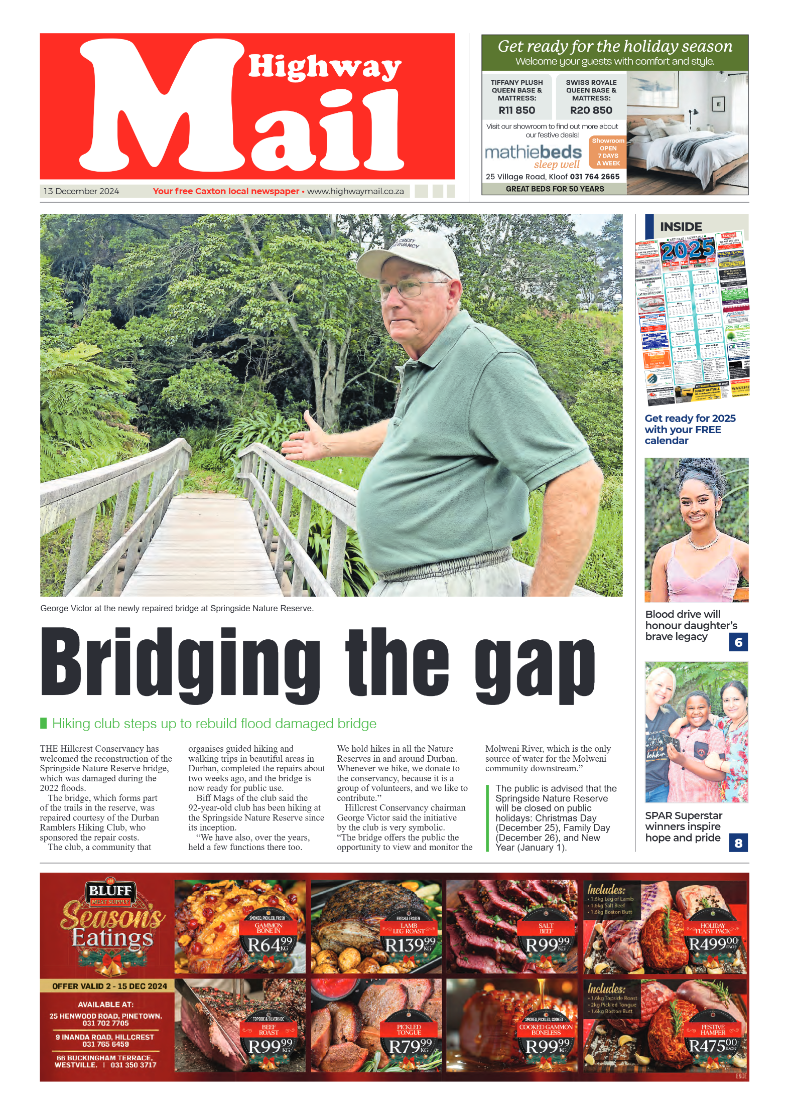 Highway Mail 13 December 2024 page 1