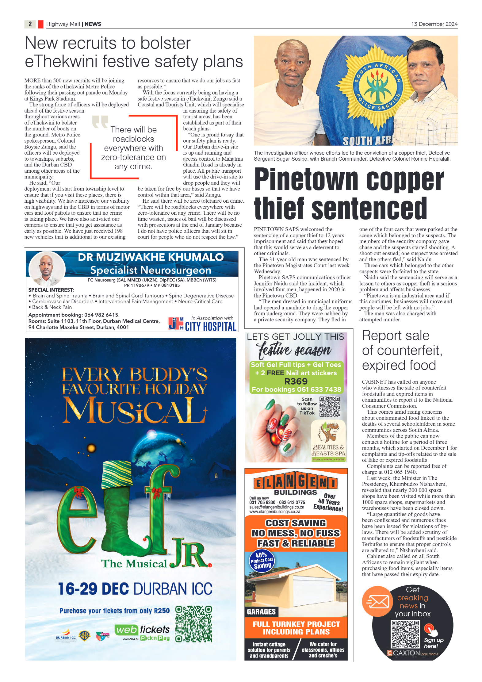 Highway Mail 13 December 2024 page 2