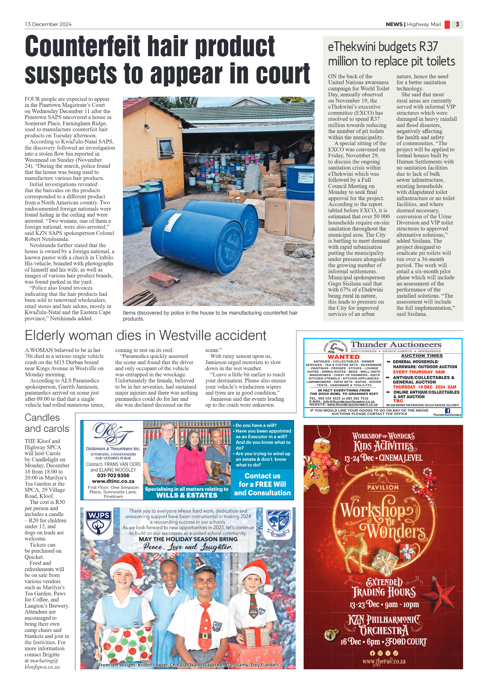Highway Mail 13 December 2024 page 3
