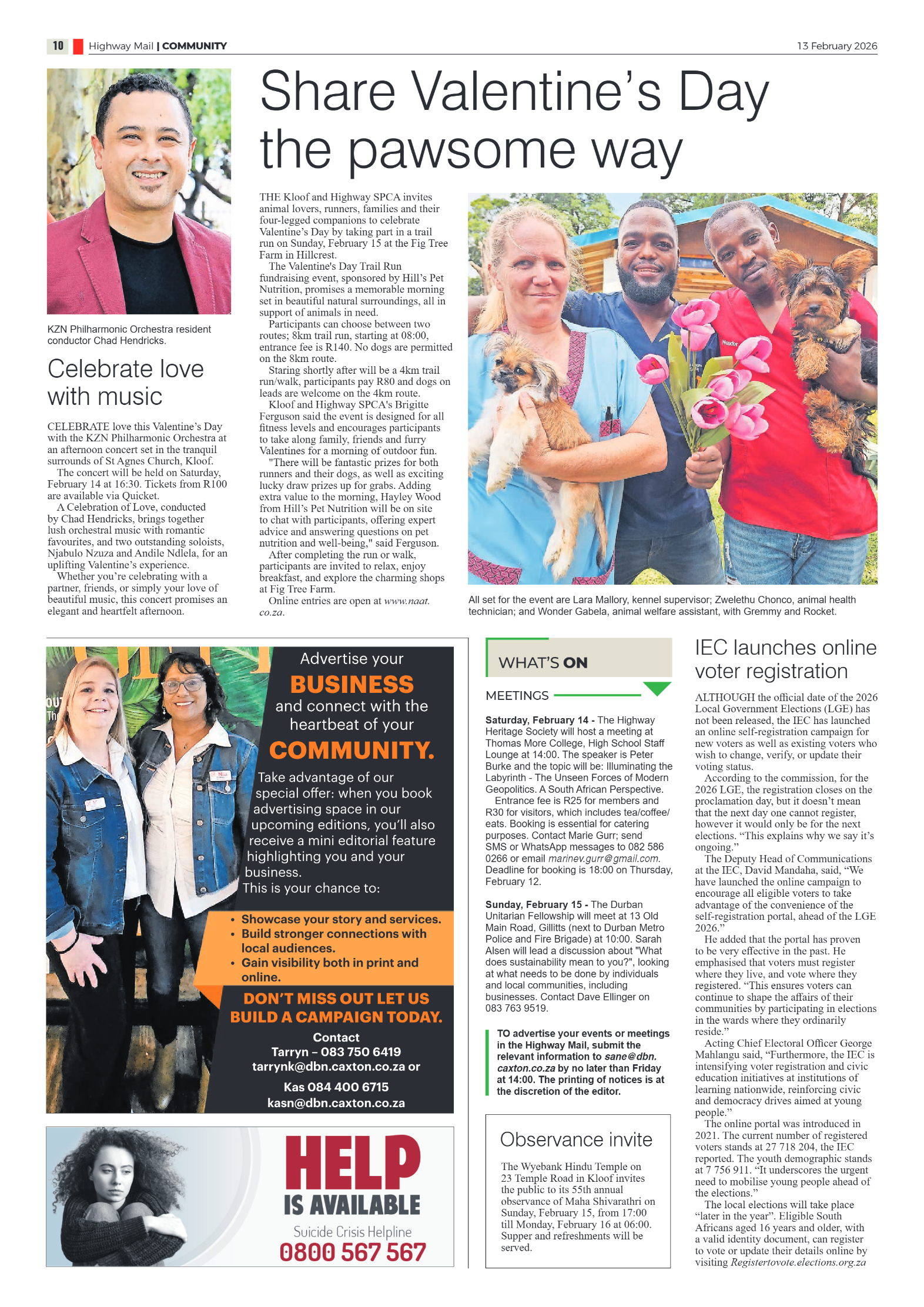 Highway Mail 13 February 2026 page 10