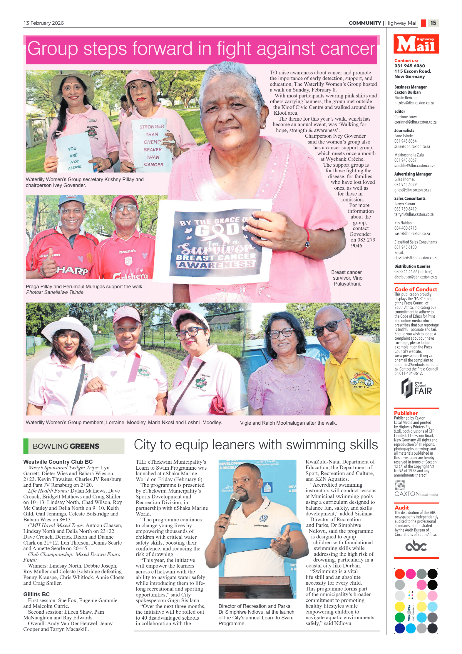 Highway Mail 13 February 2026 page 15