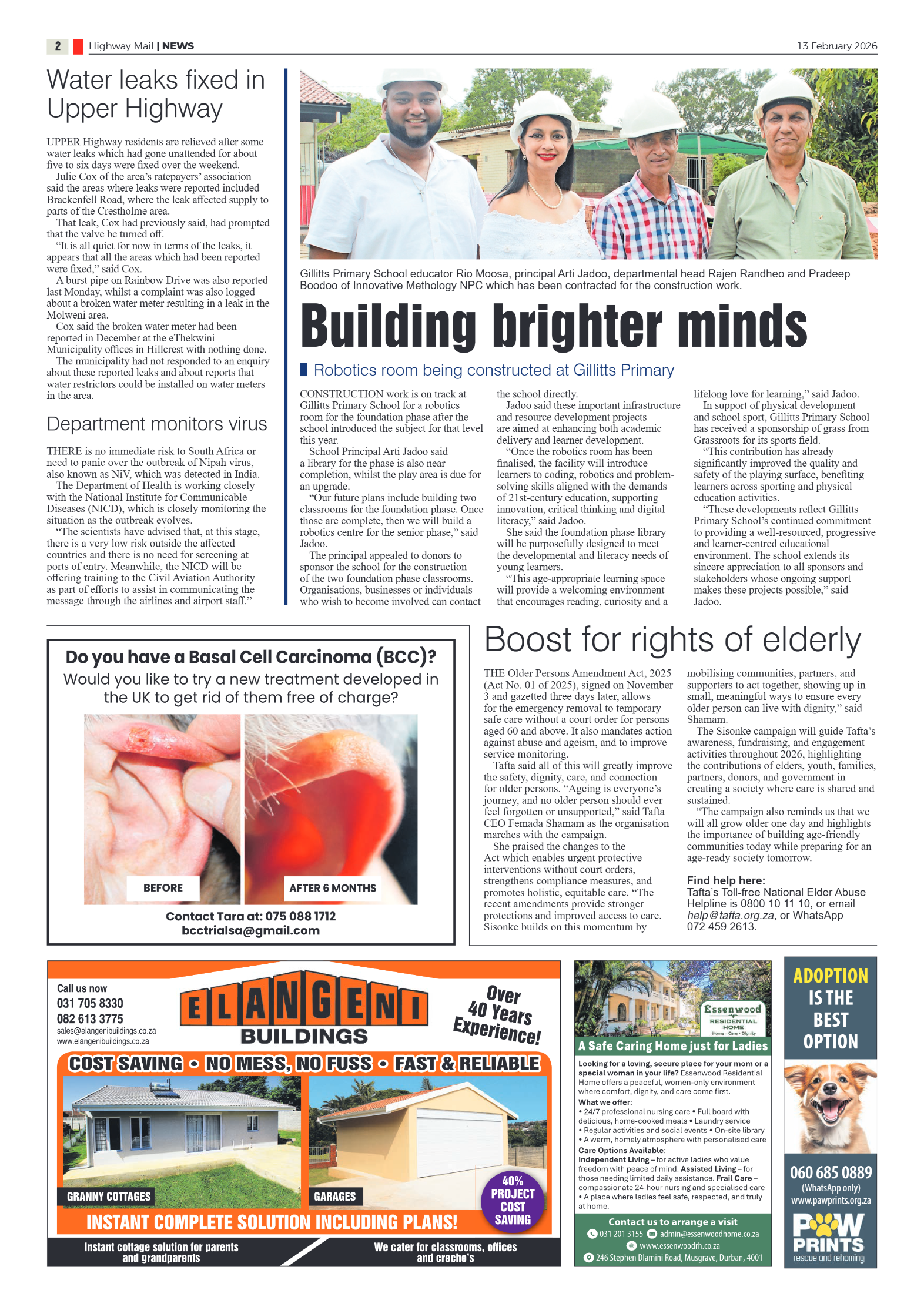 Highway Mail 13 February 2026 page 2