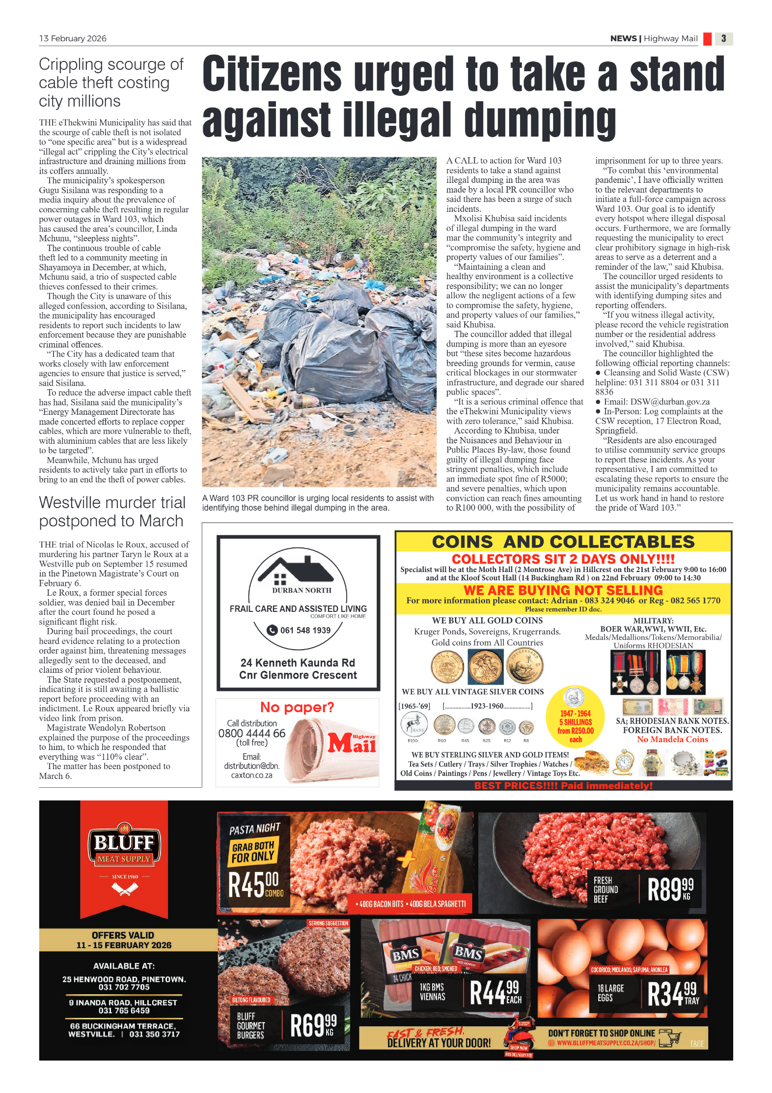 Highway Mail 13 February 2026 page 3