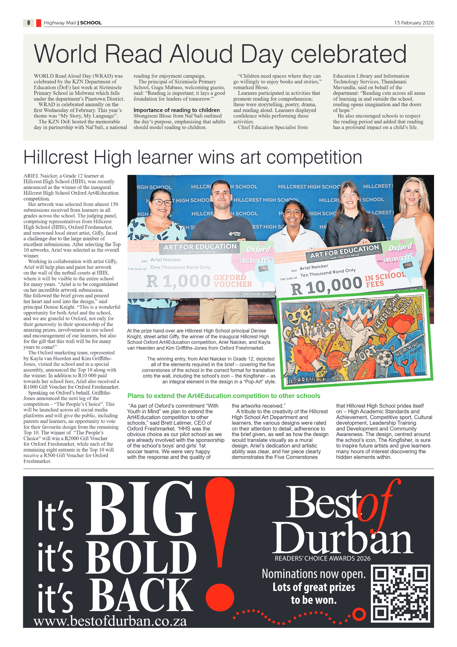 Highway Mail 13 February 2026 page 8