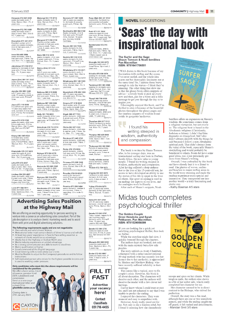 Highway Mail 13 January 2023 page 11