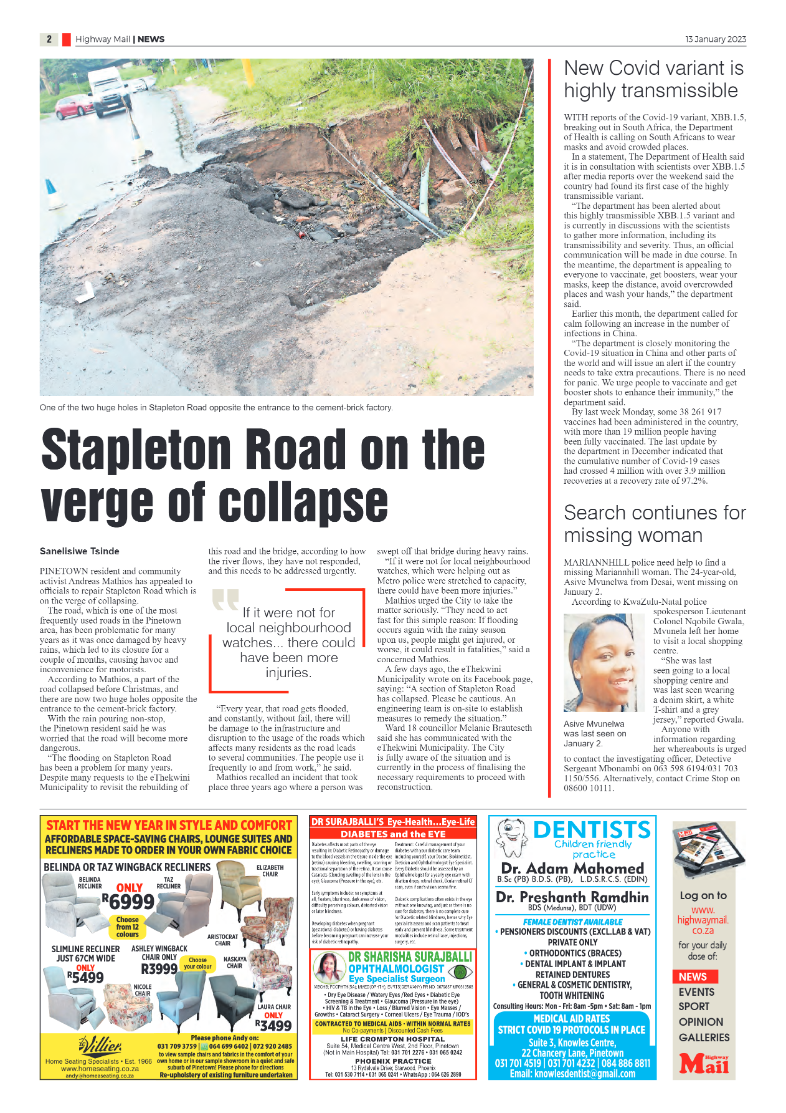 Highway Mail 13 January 2023 page 2