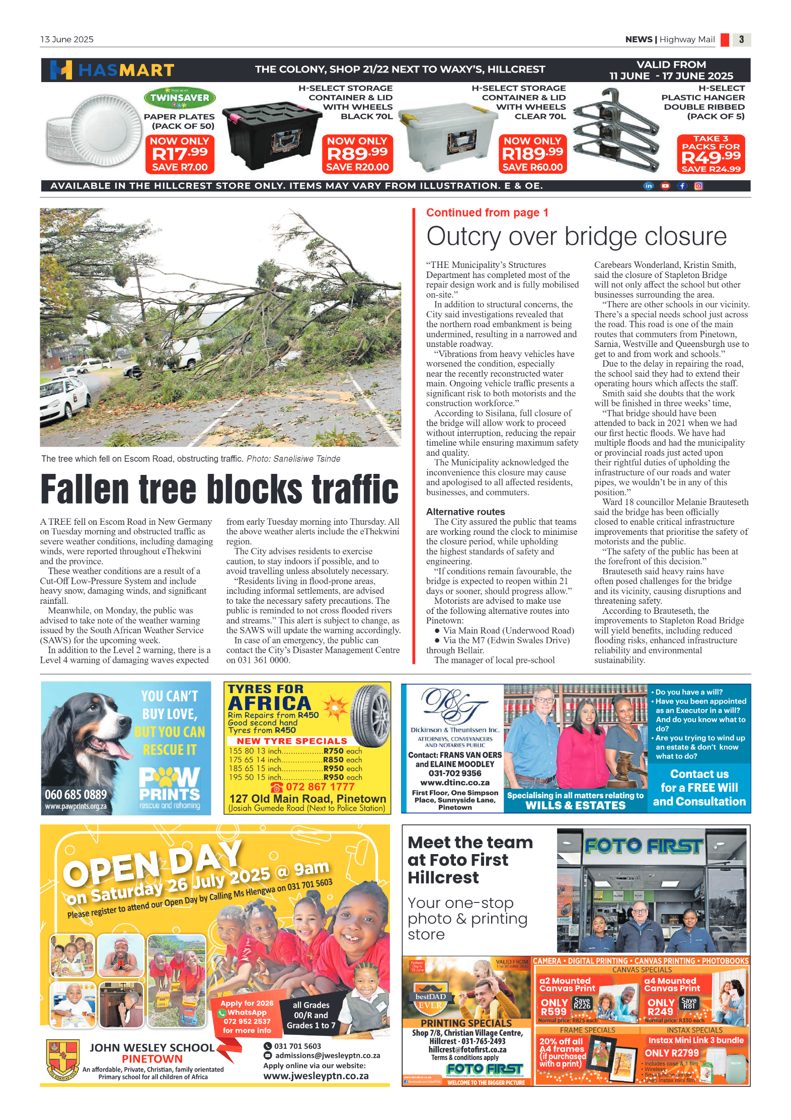 Highway Mail 13 June 2025 page 3