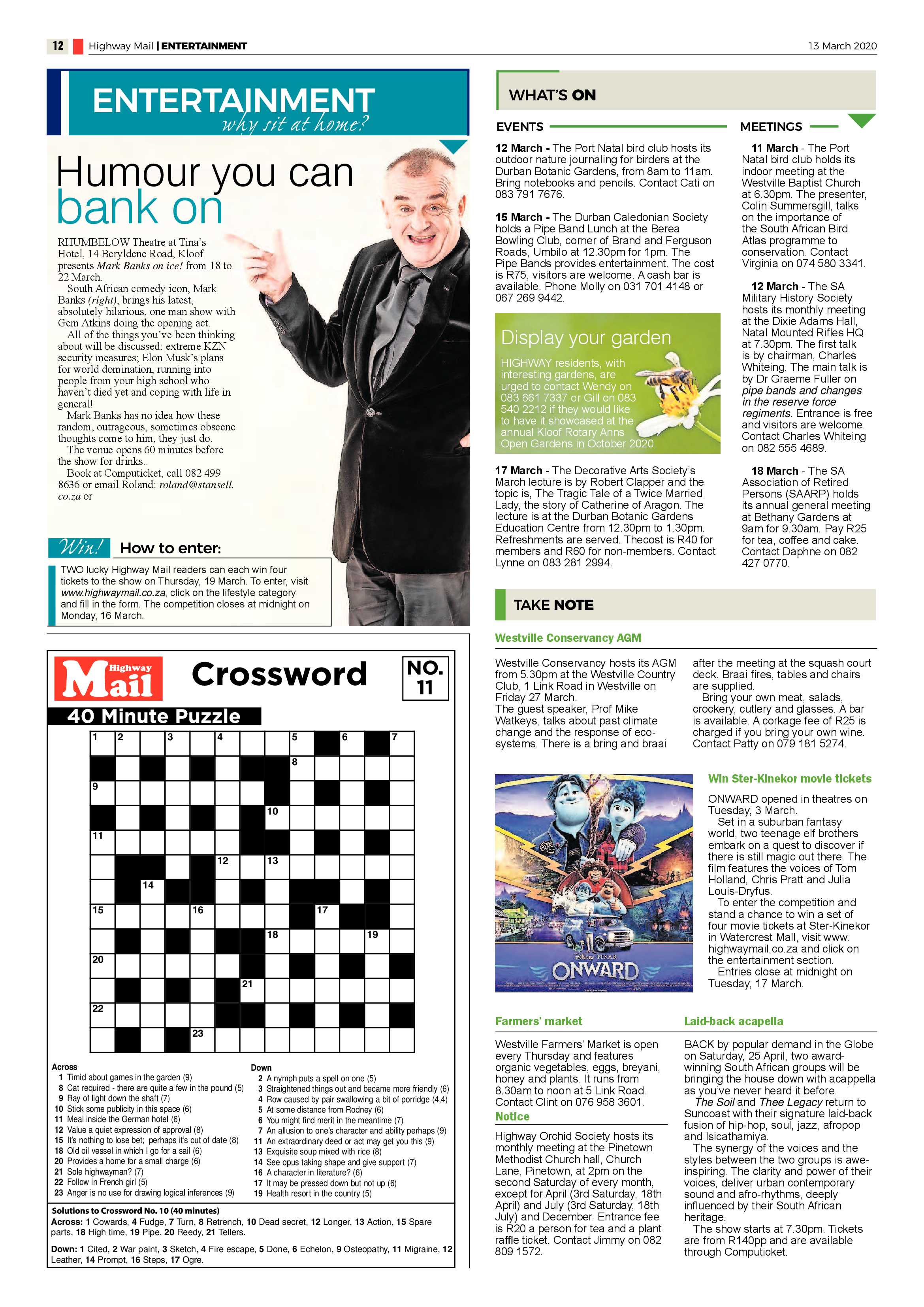 Highway Mail 13 March 2020 page 12