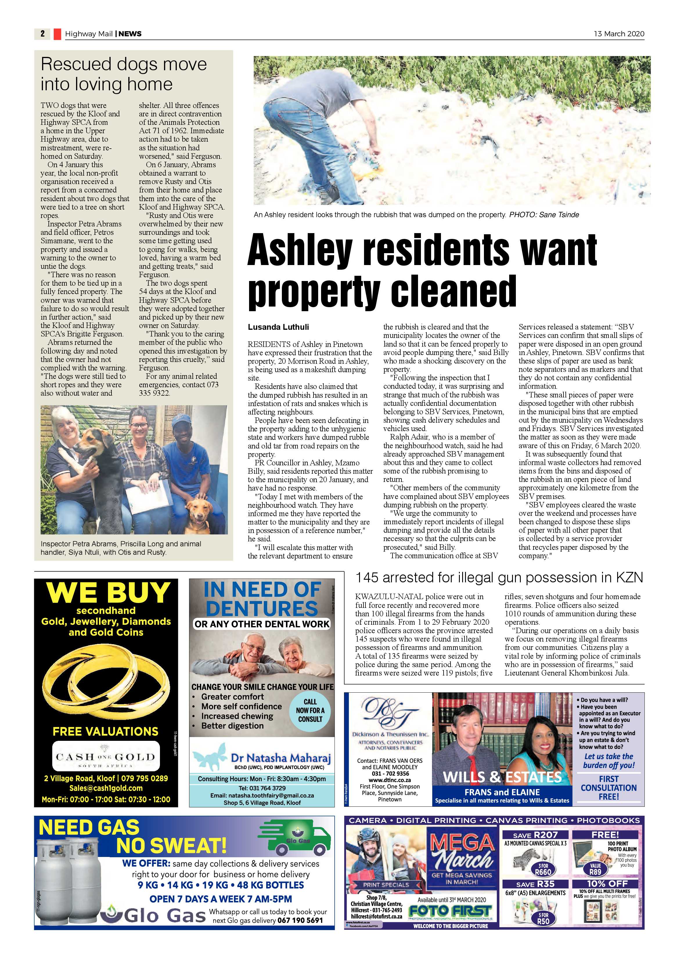 Highway Mail 13 March 2020 page 2