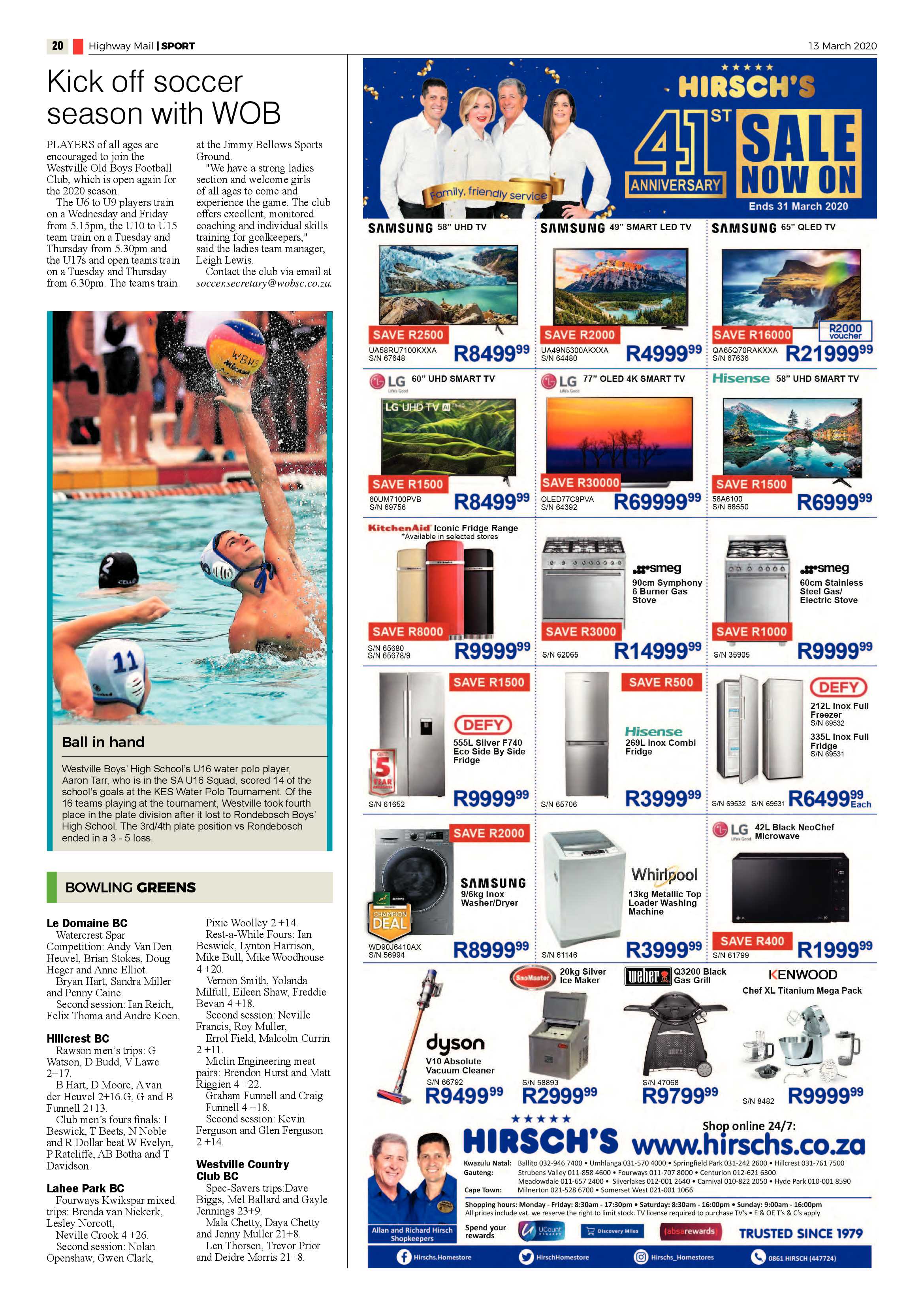Highway Mail 13 March 2020 page 20