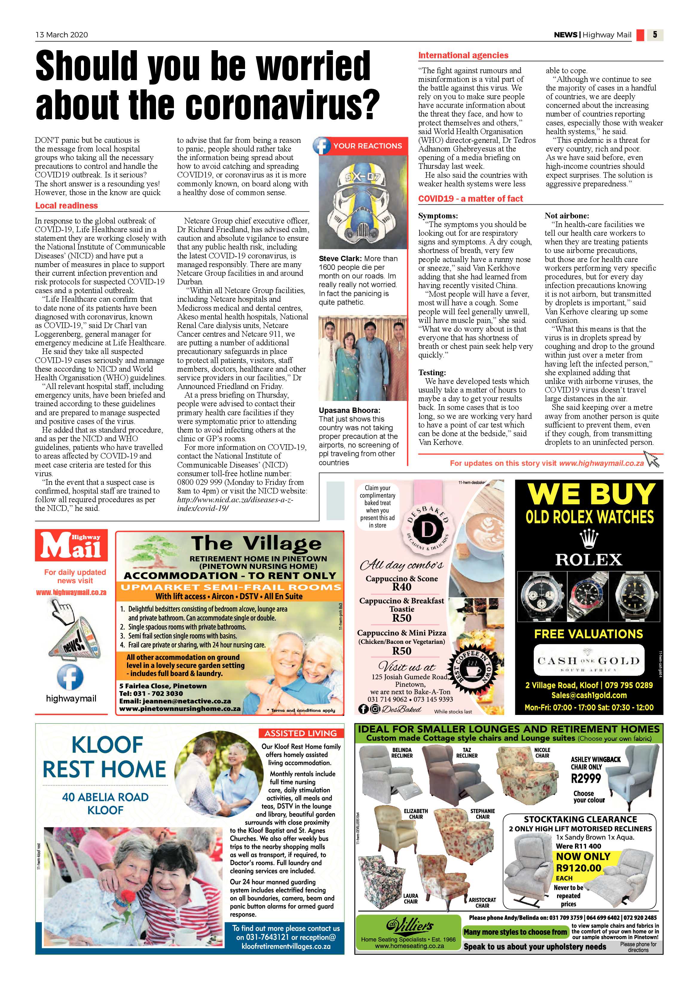 Highway Mail 13 March 2020 page 5