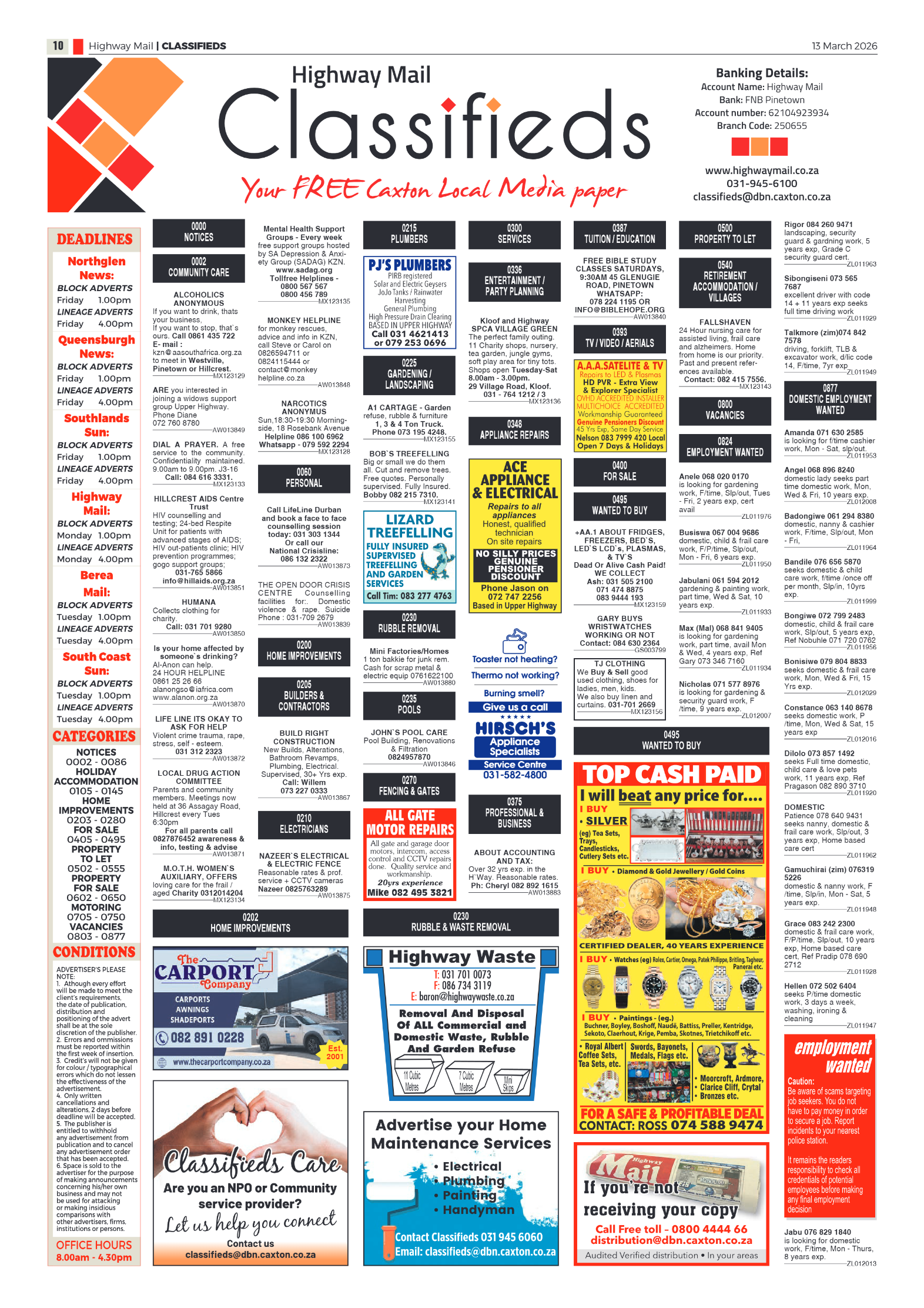 Highway Mail 13 March 2026 page 10