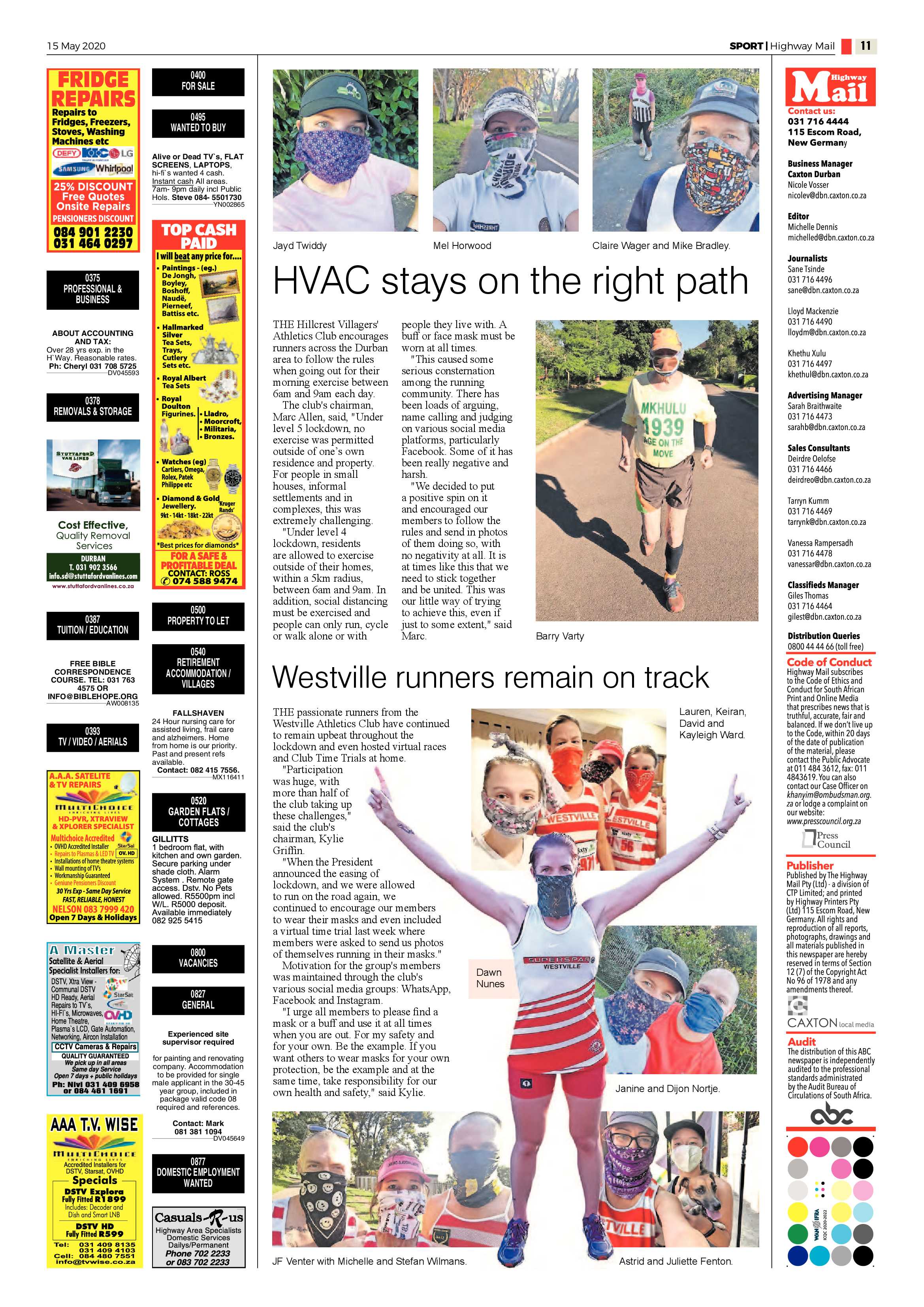 Highway Mail 15 May 2020 page 11