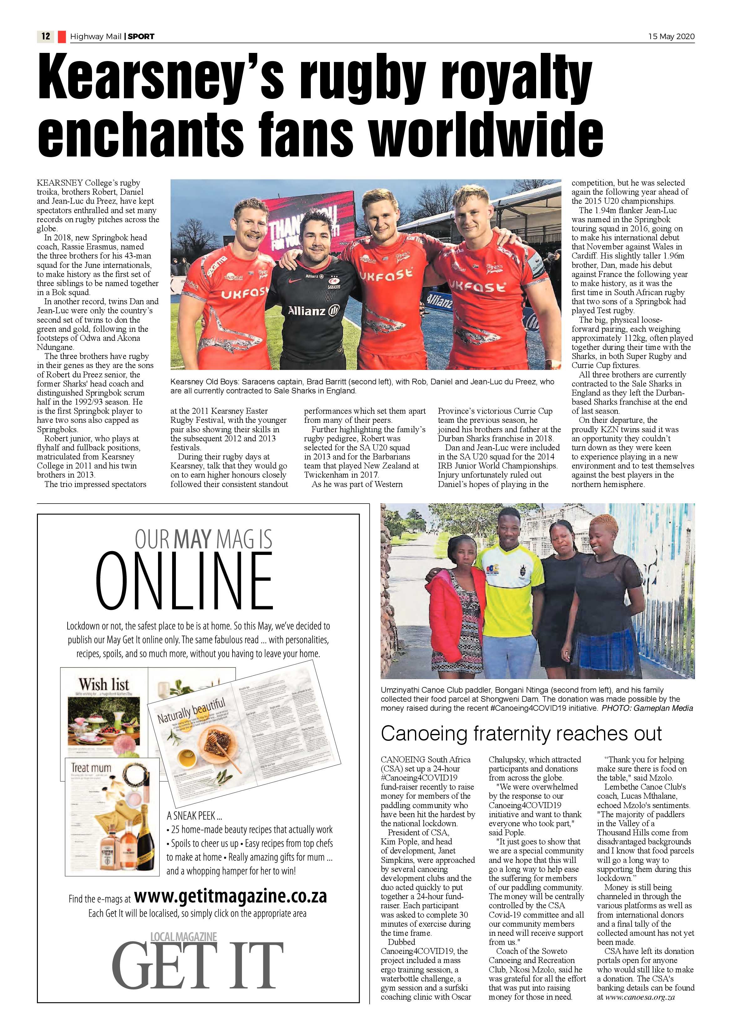 Highway Mail 15 May 2020 page 12