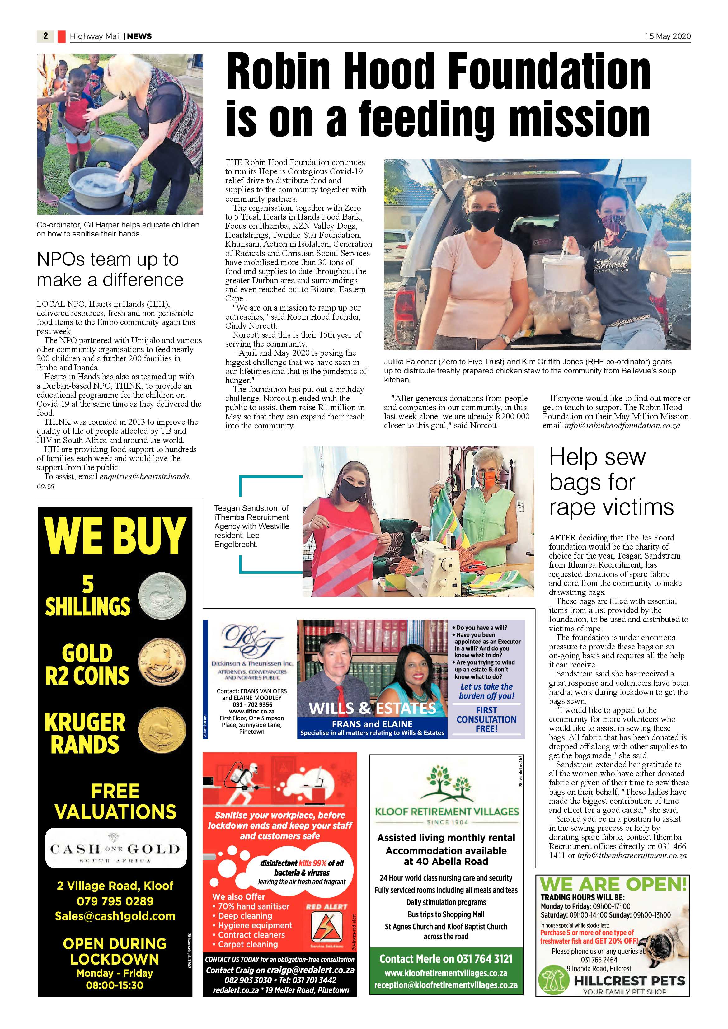 Highway Mail 15 May 2020 page 2