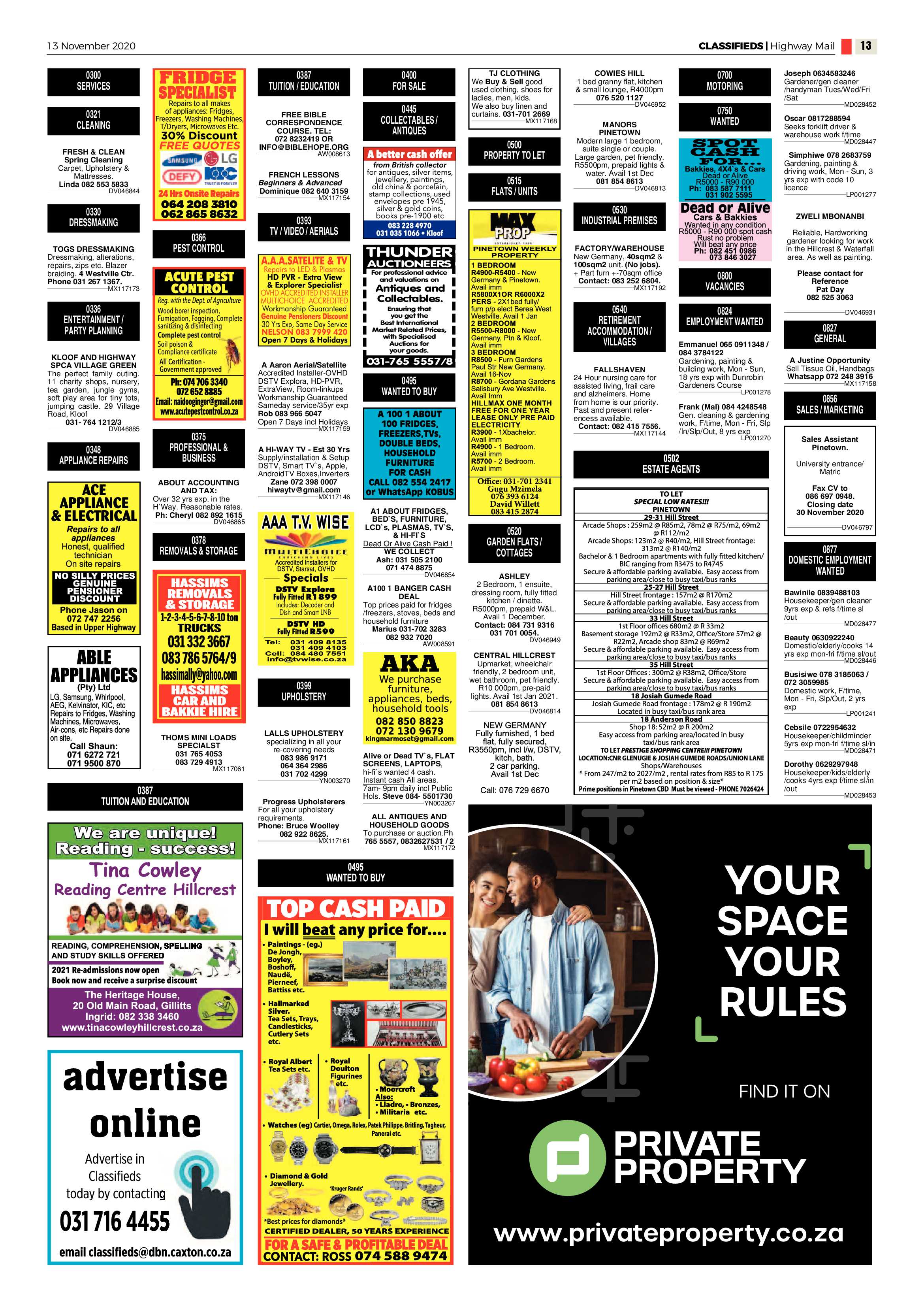 Highway Mail 13 November 2020 page 13