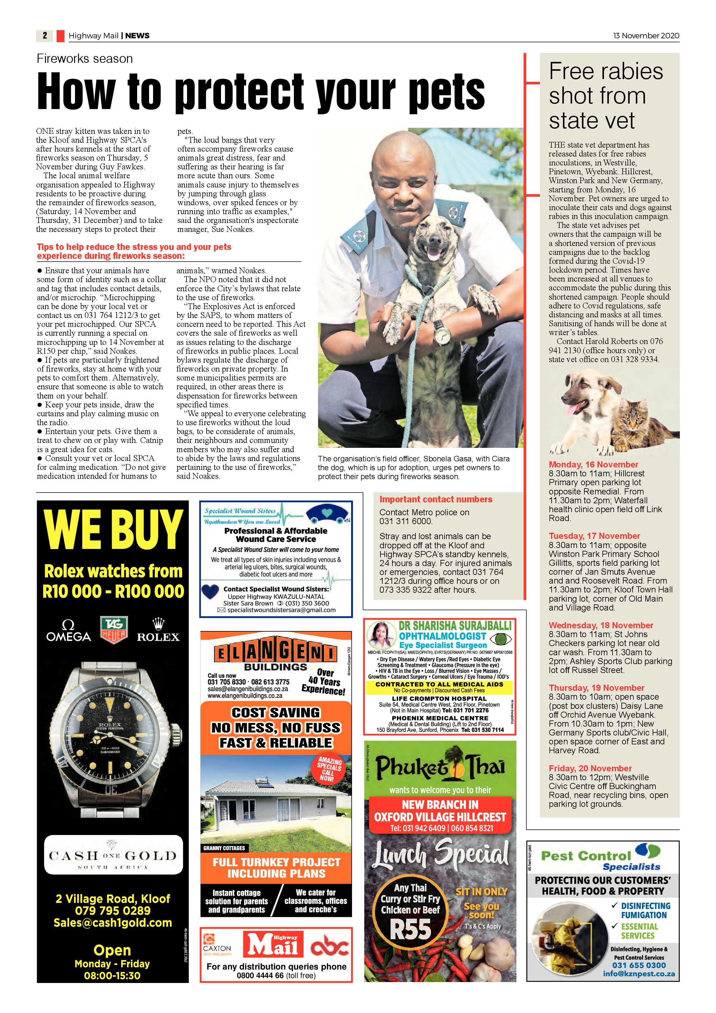 Highway Mail 13 November 2020 page 2
