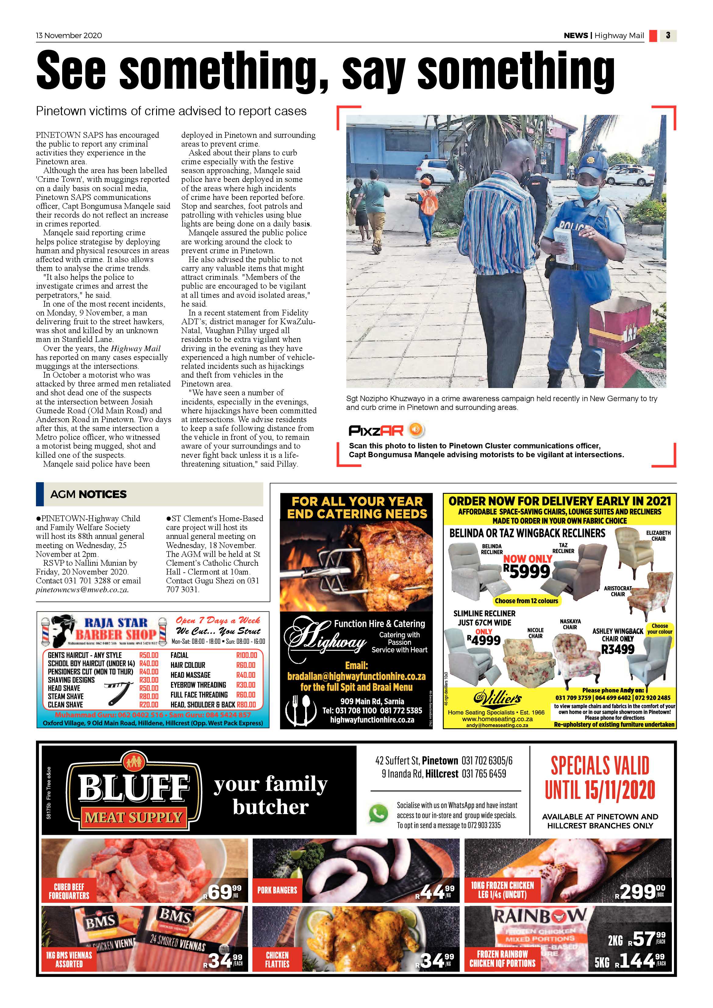 Highway Mail 13 November 2020 page 3