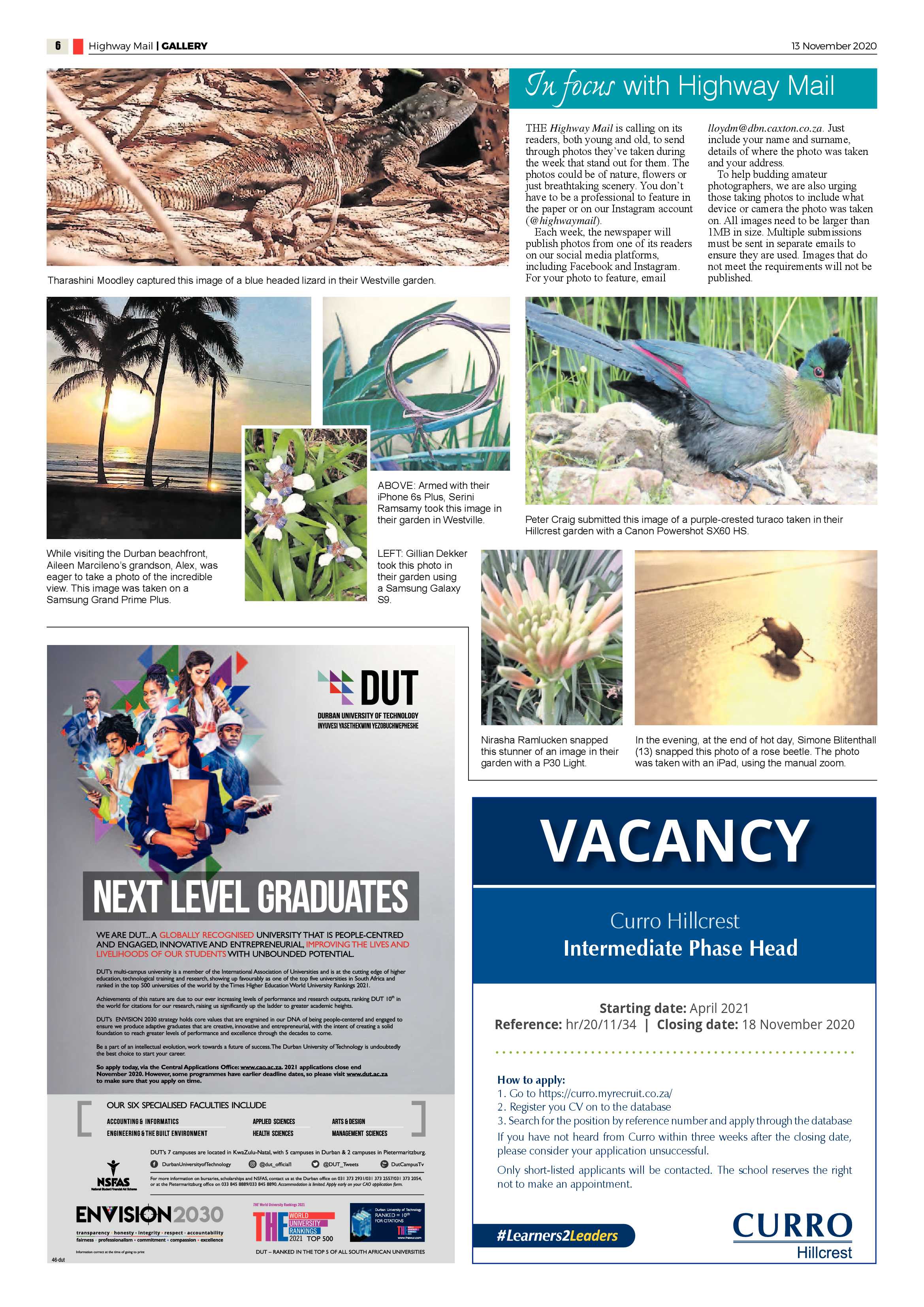 Highway Mail 13 November 2020 page 6