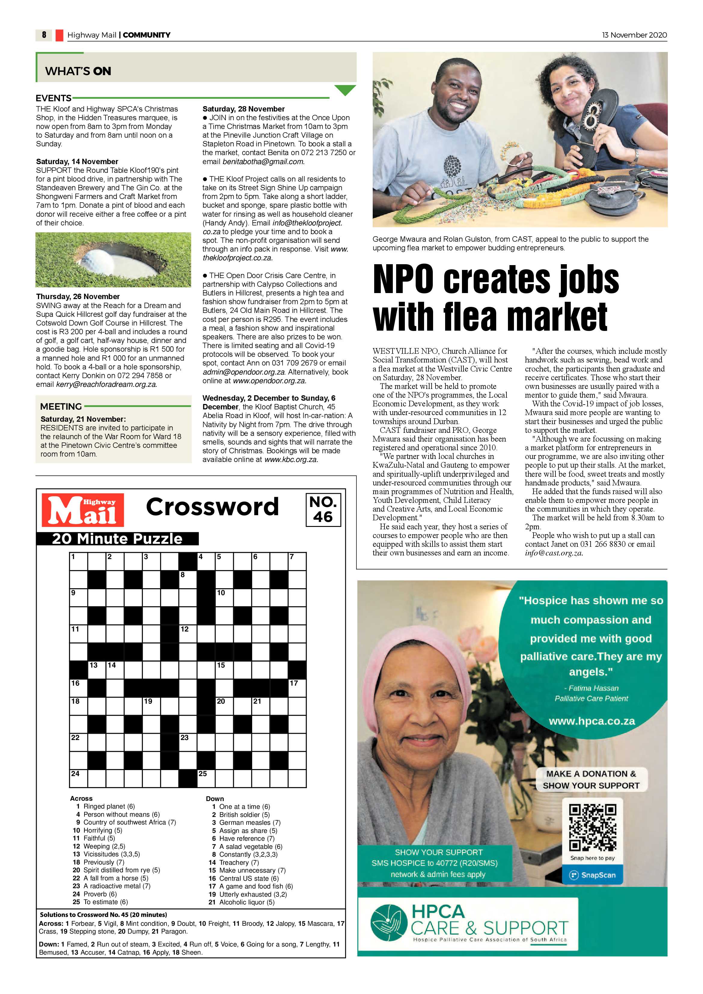 Highway Mail 13 November 2020 page 8
