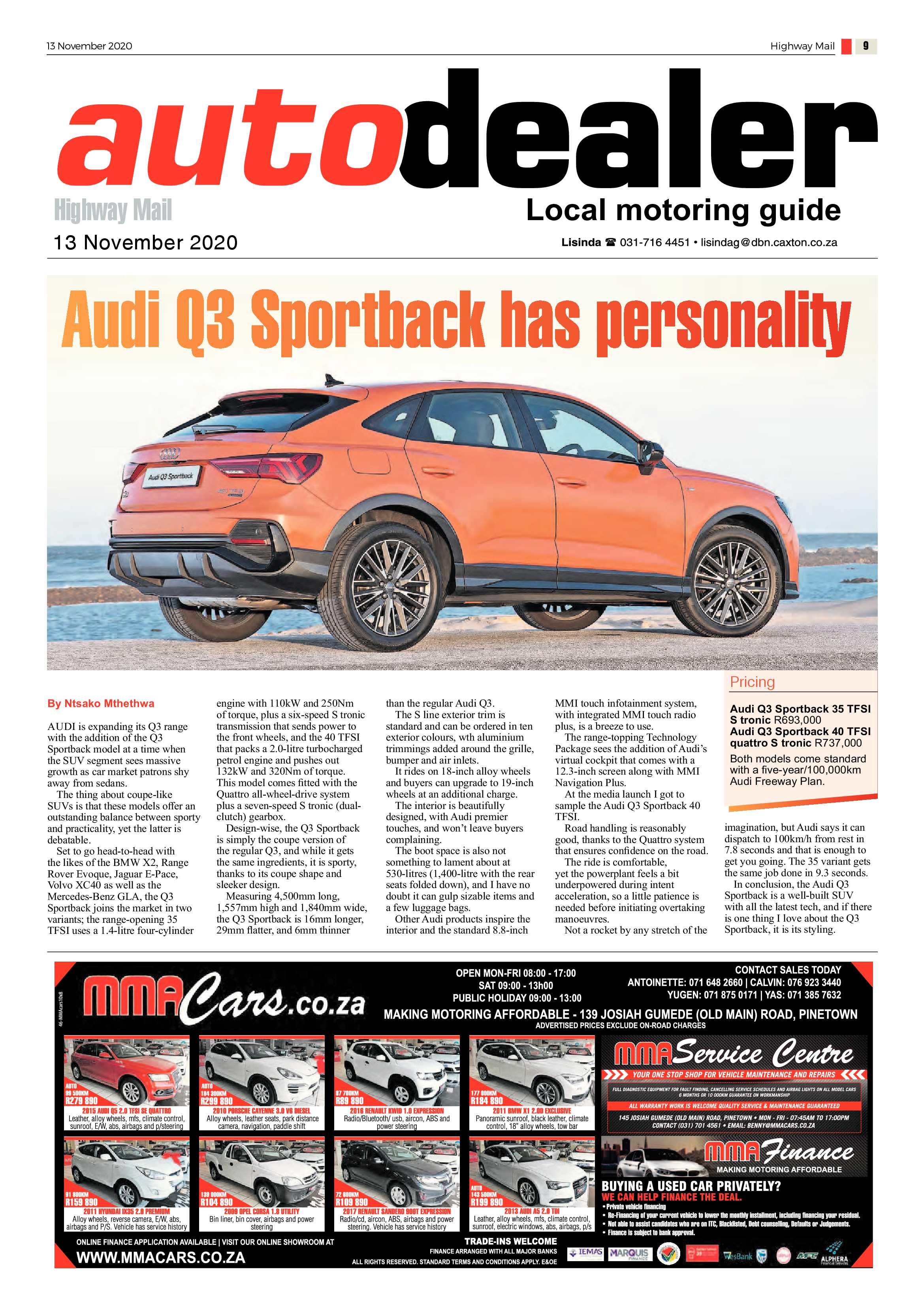 Highway Mail 13 November 2020 page 9