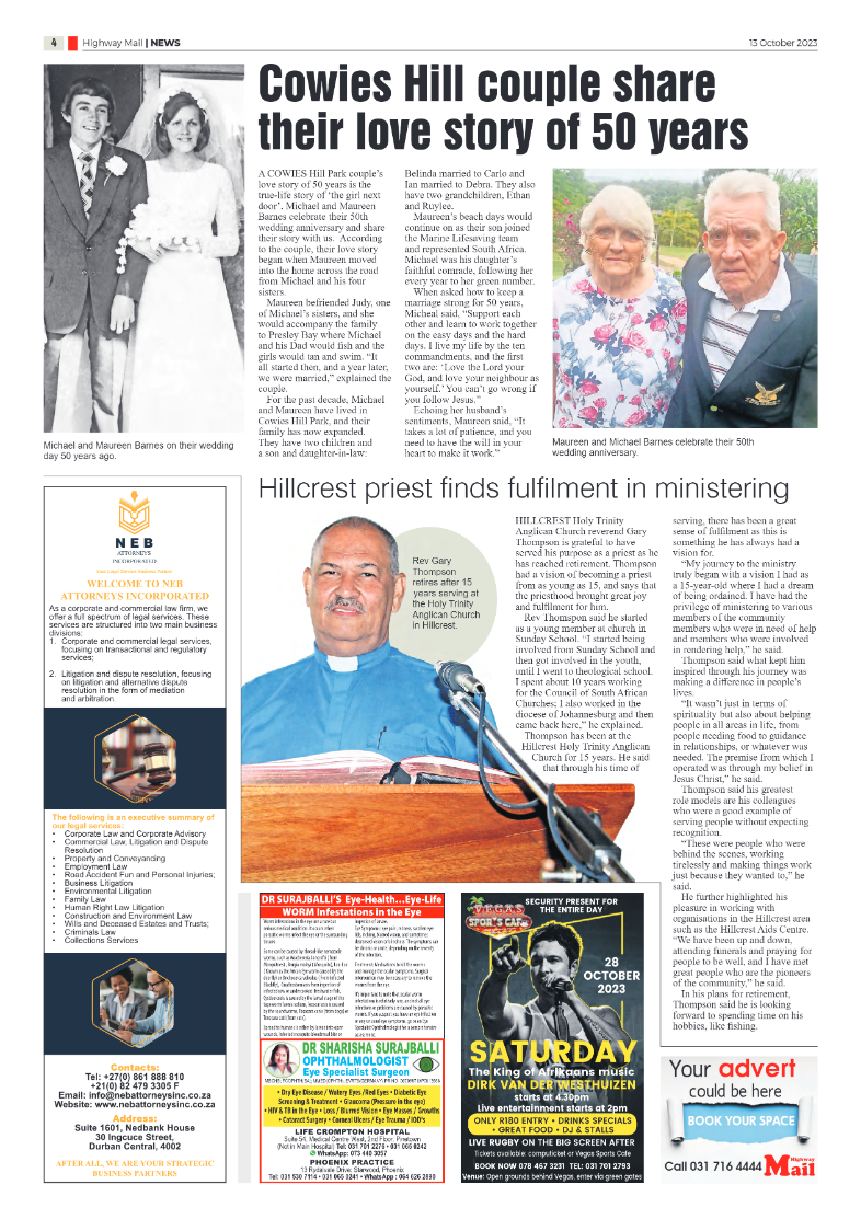 Highway Mail 13 October 2023 page 4
