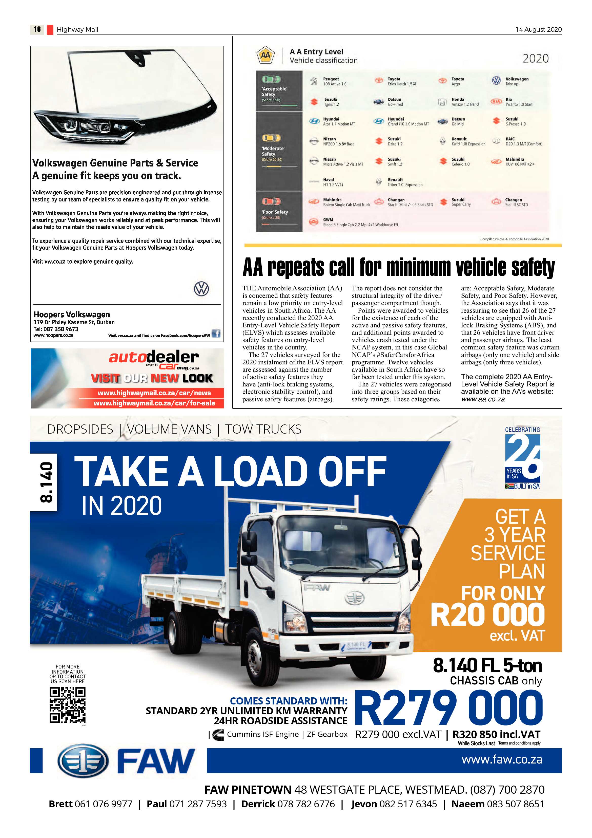 Highway Mail 14 August 2020 page 16