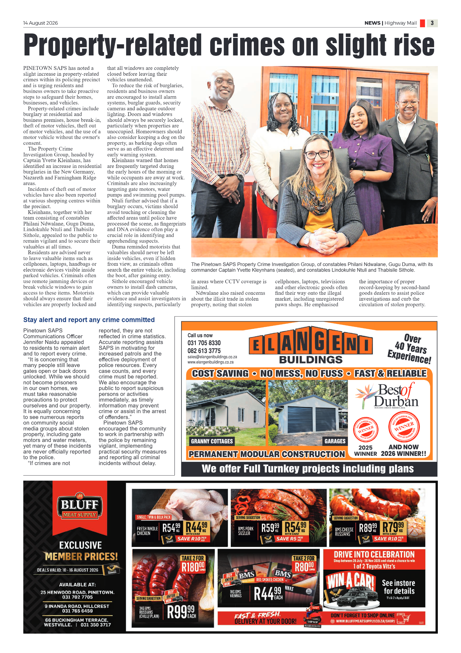Highway Mail 14 August 2026 page 3