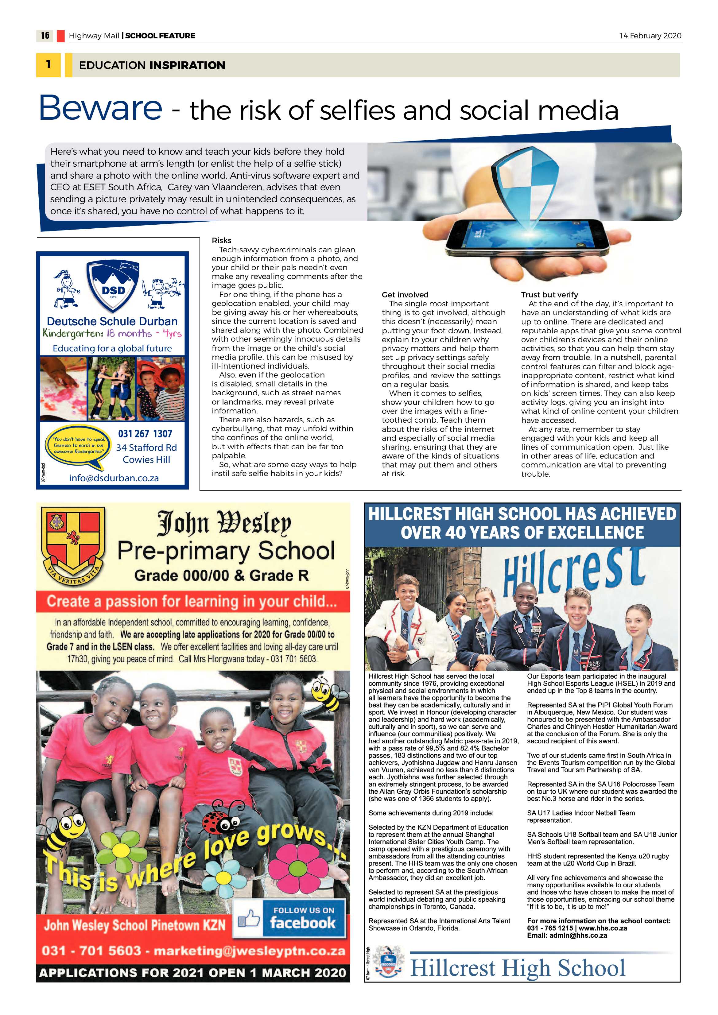 Highway Mail  21 February 2020 page 16