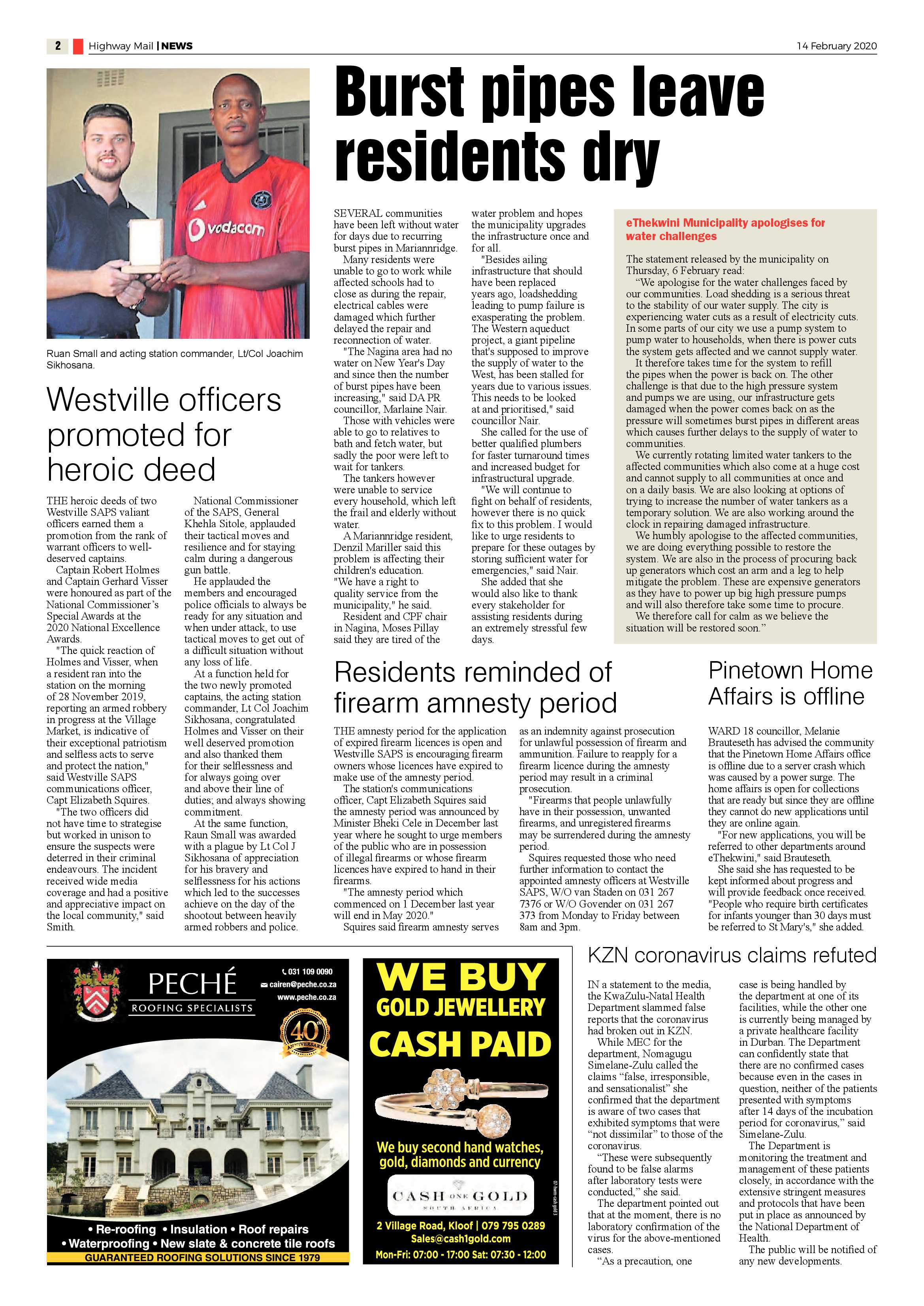 Highway Mail  21 February 2020 page 2