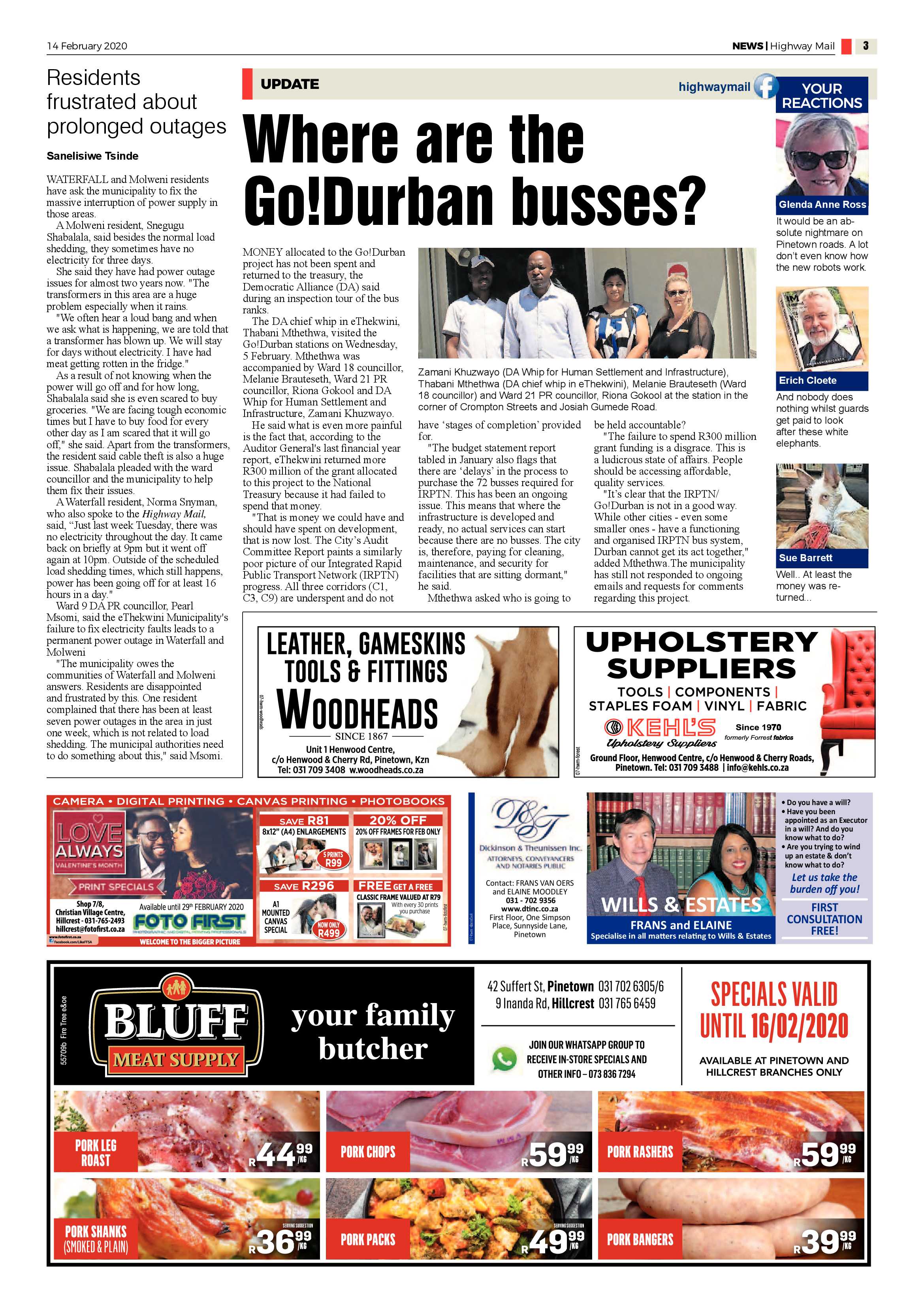 Highway Mail  21 February 2020 page 3