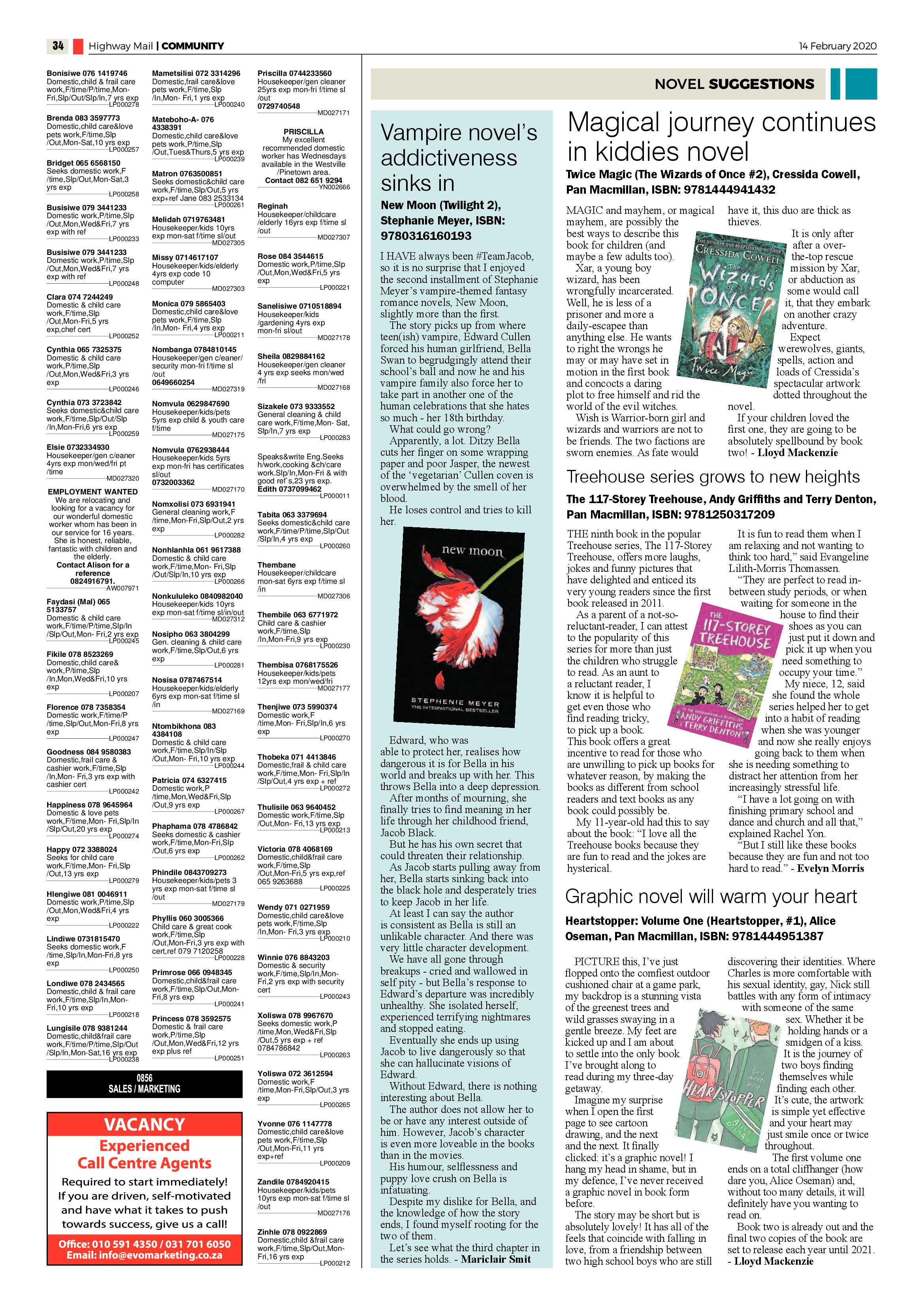 Highway Mail  21 February 2020 page 34