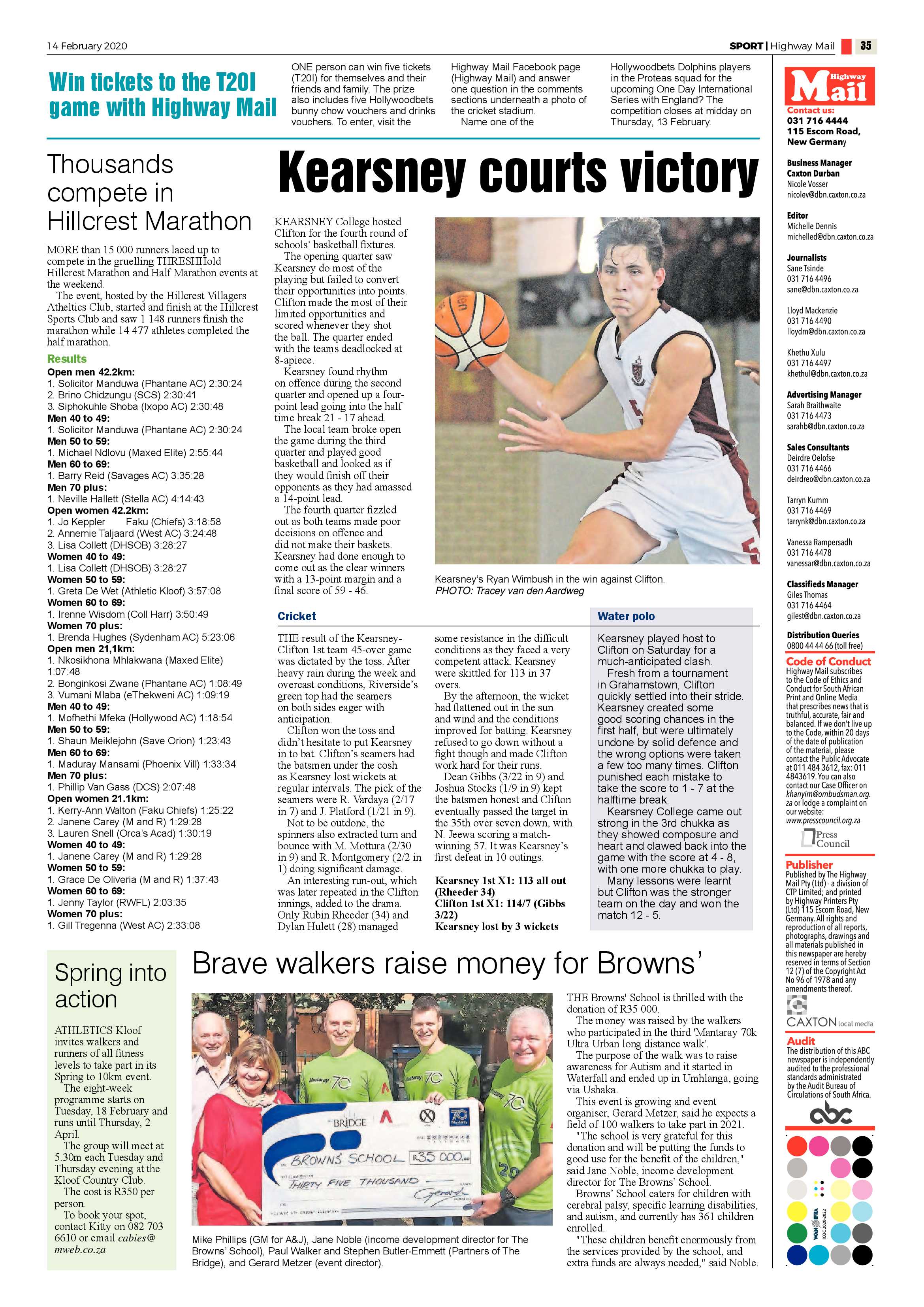 Highway Mail  21 February 2020 page 35