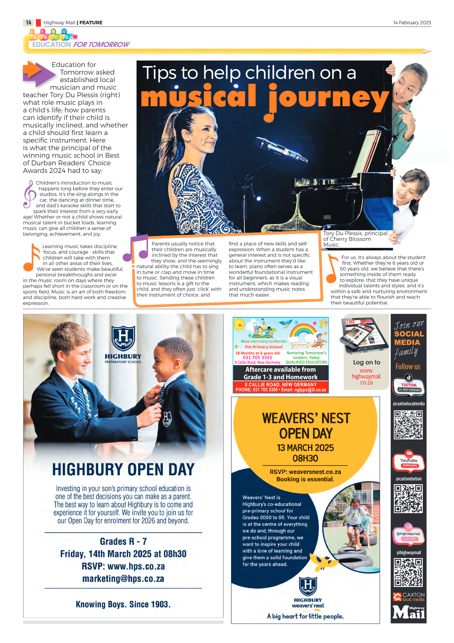 Highway Mail 14 February 2025 page 14