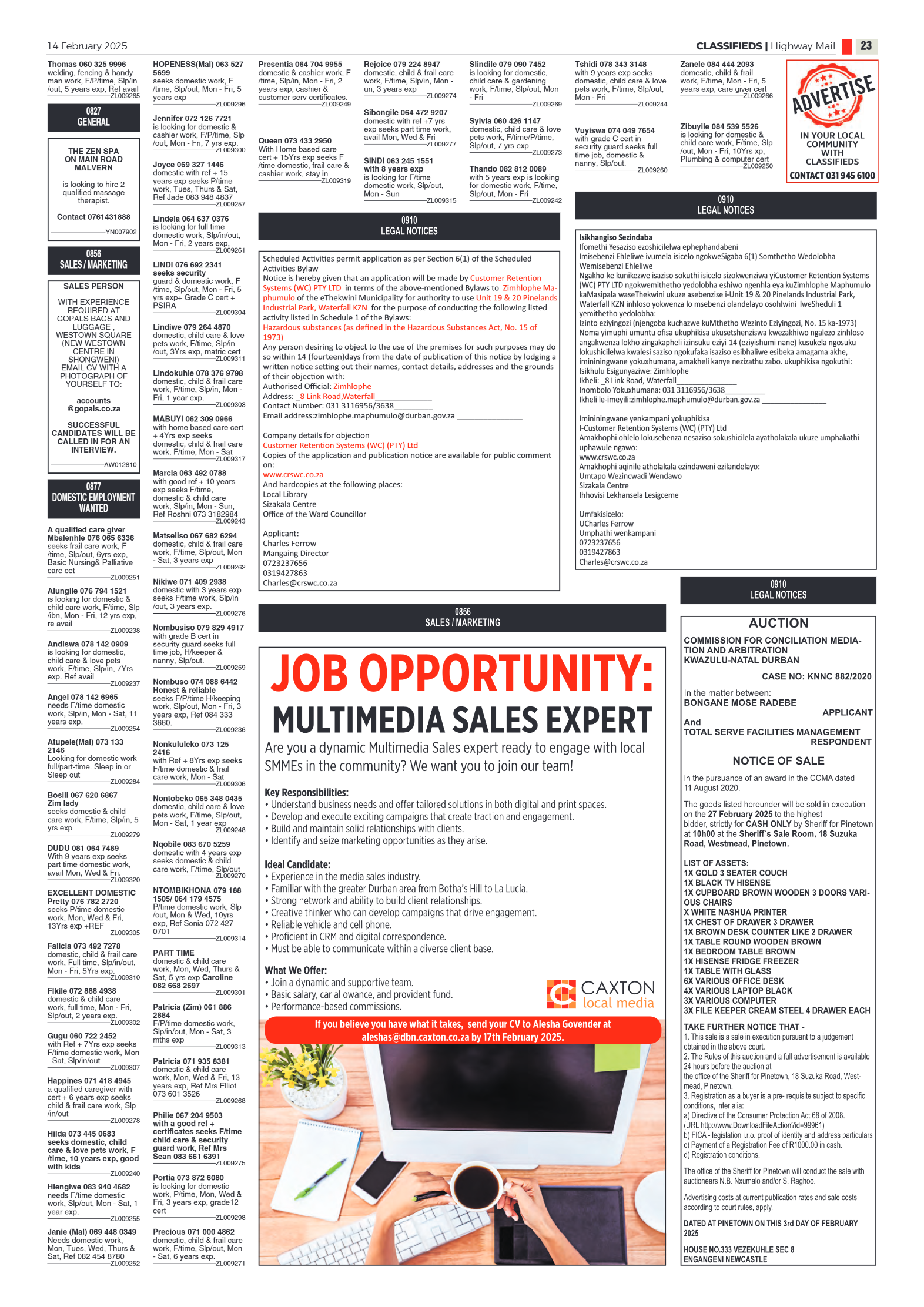 Highway Mail 14 February 2025 page 23