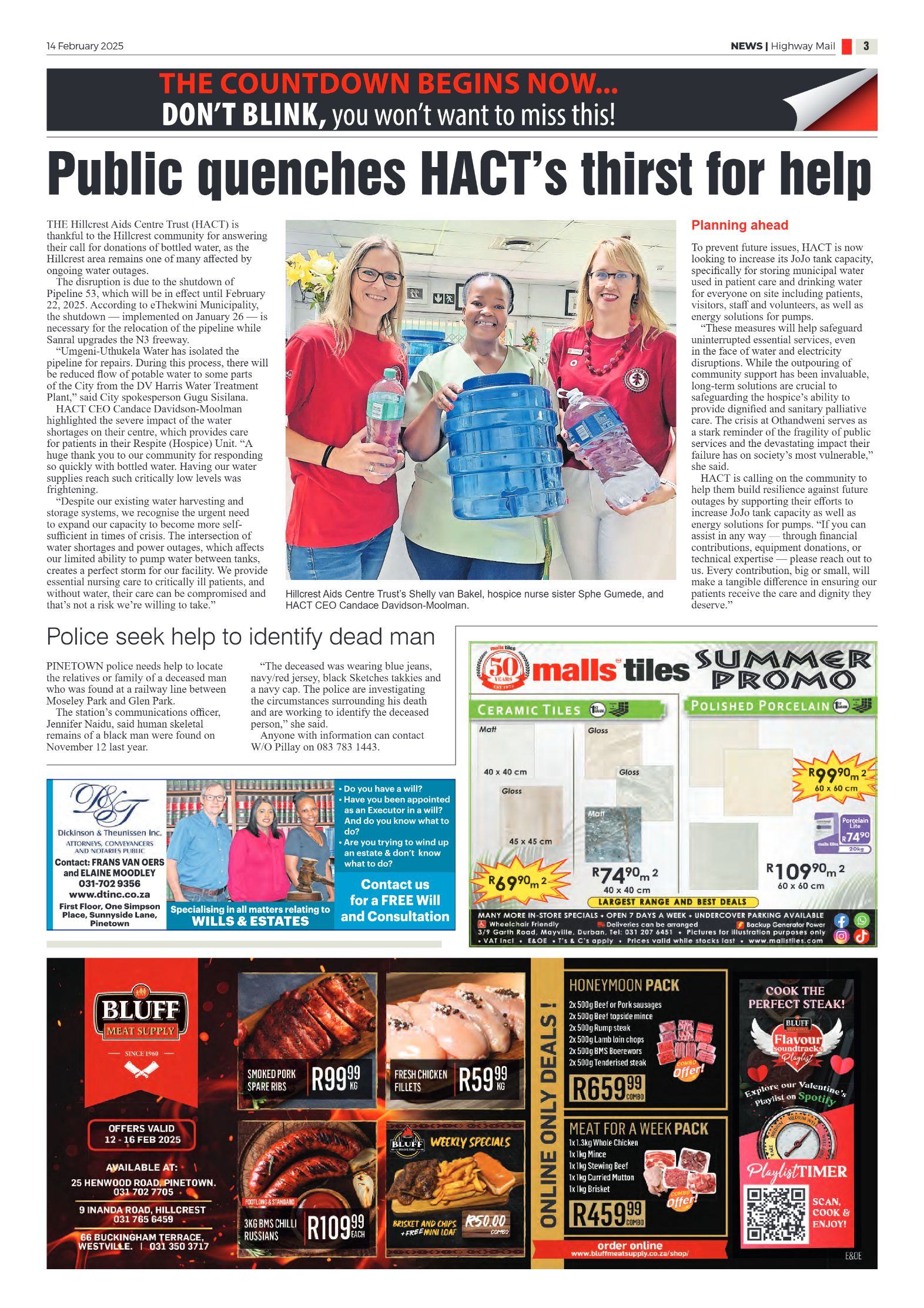 Highway Mail 14 February 2025 page 3