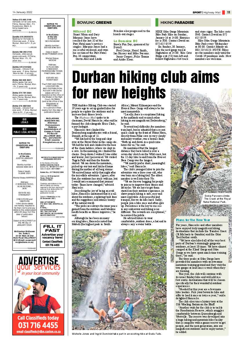 Highway Mail 14 January 2022 page 11