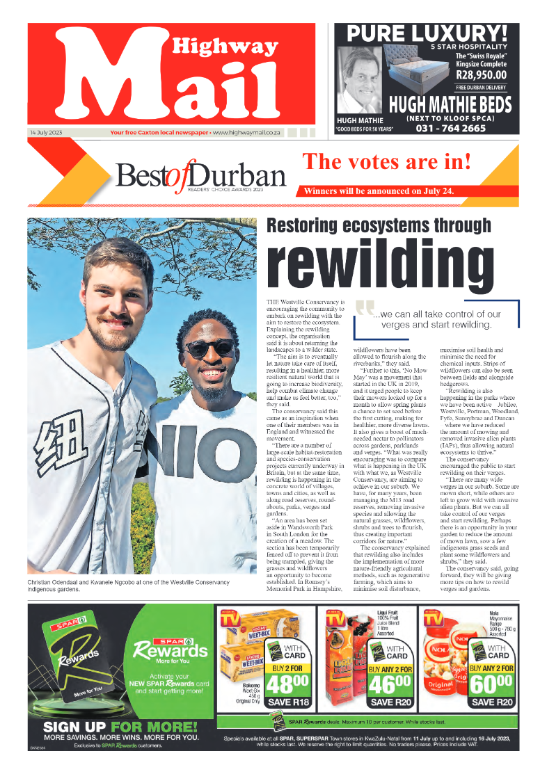 Highway Mail 14 July 2023 page 1