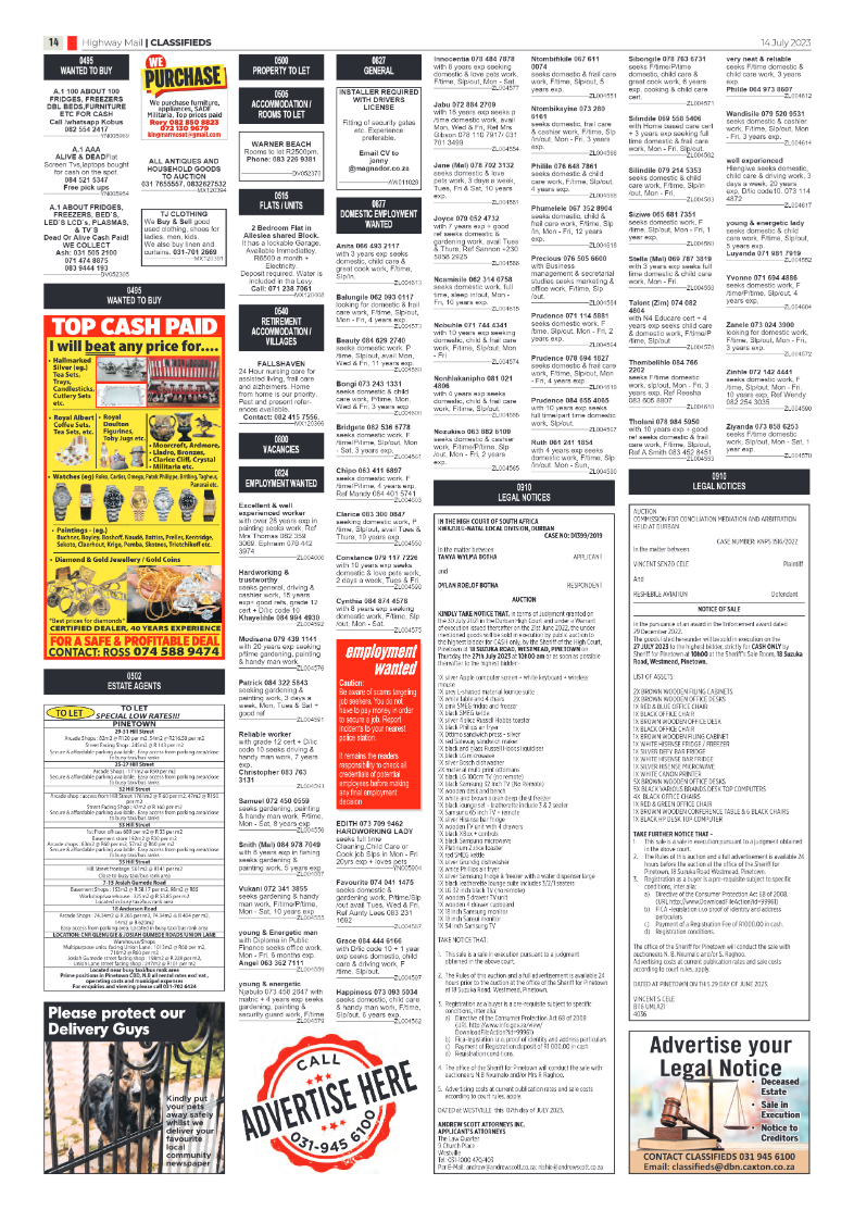 Highway Mail 14 July 2023 page 14