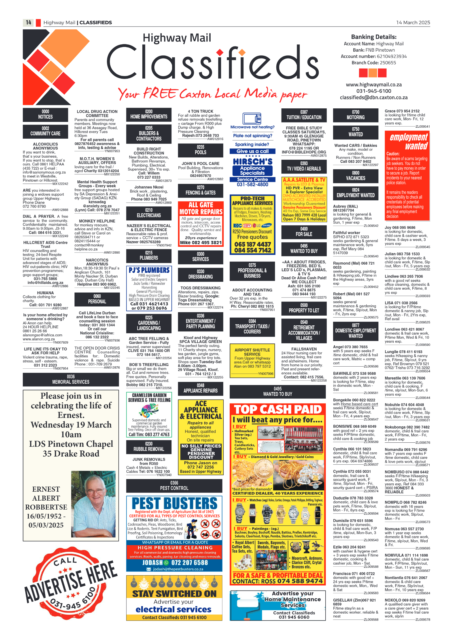 Highway Mail 14 March 2025 page 14