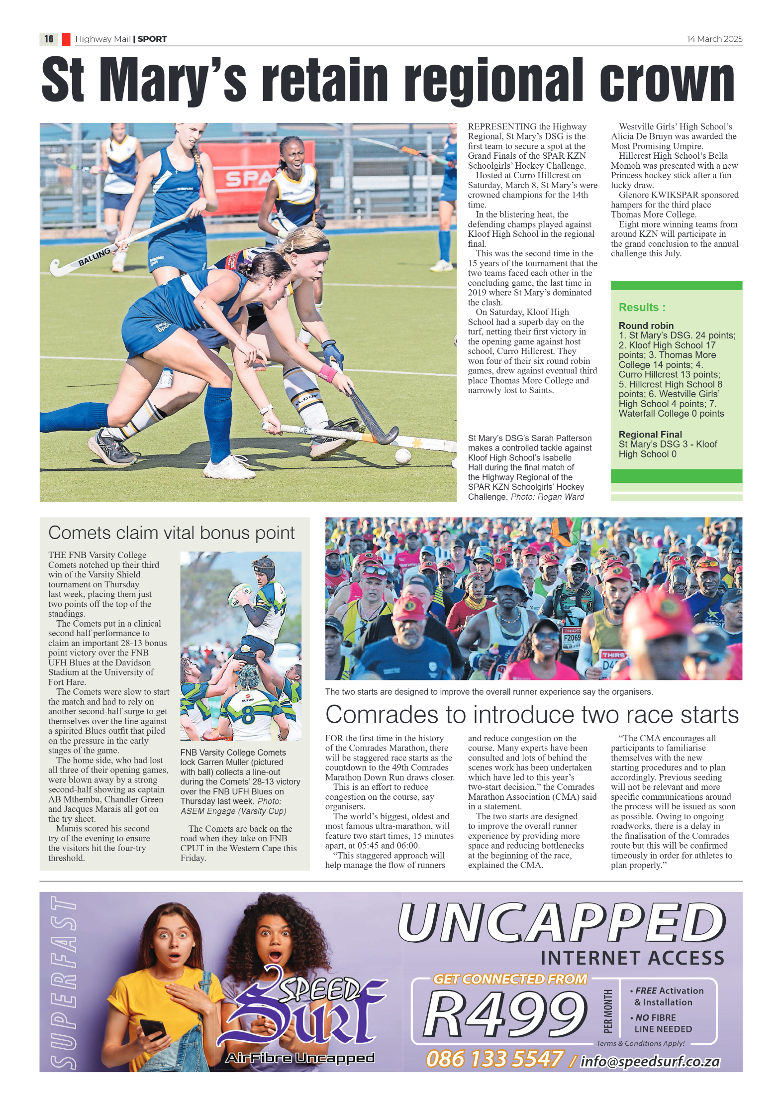 Highway Mail 14 March 2025 page 16